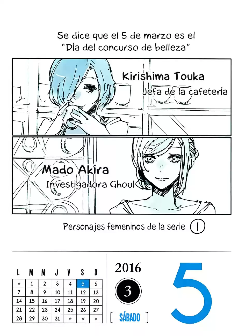 Tokyo Ghoul Calendario 2016 (2016) - Capítulo 3 - Página 7 - LectorTMOo