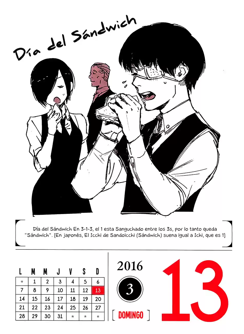 Tokyo Ghoul Calendario 2016 (2016) - Capítulo 3 - Página 15 - LectorTMOo