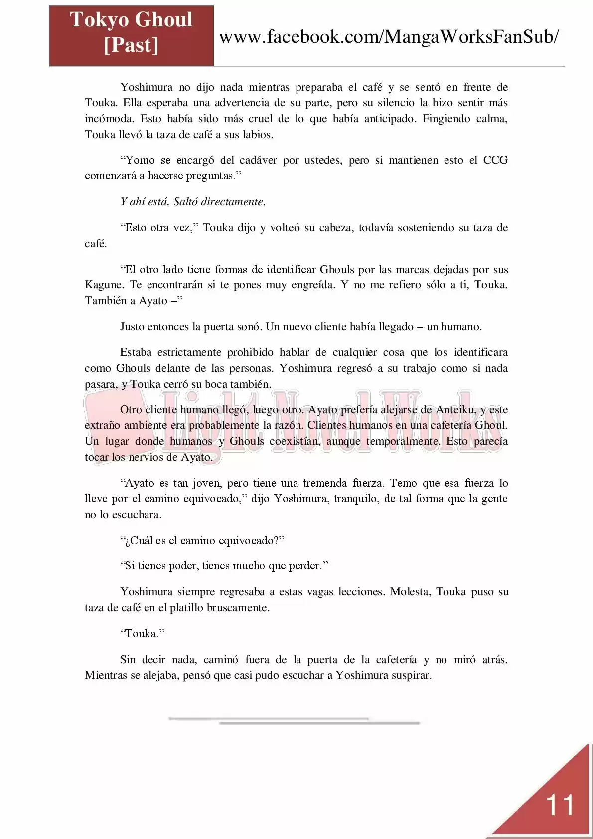 Tokyo Ghoul (Novela) (2013) - Capítulo 12 - Página 11 - LectorTMOo