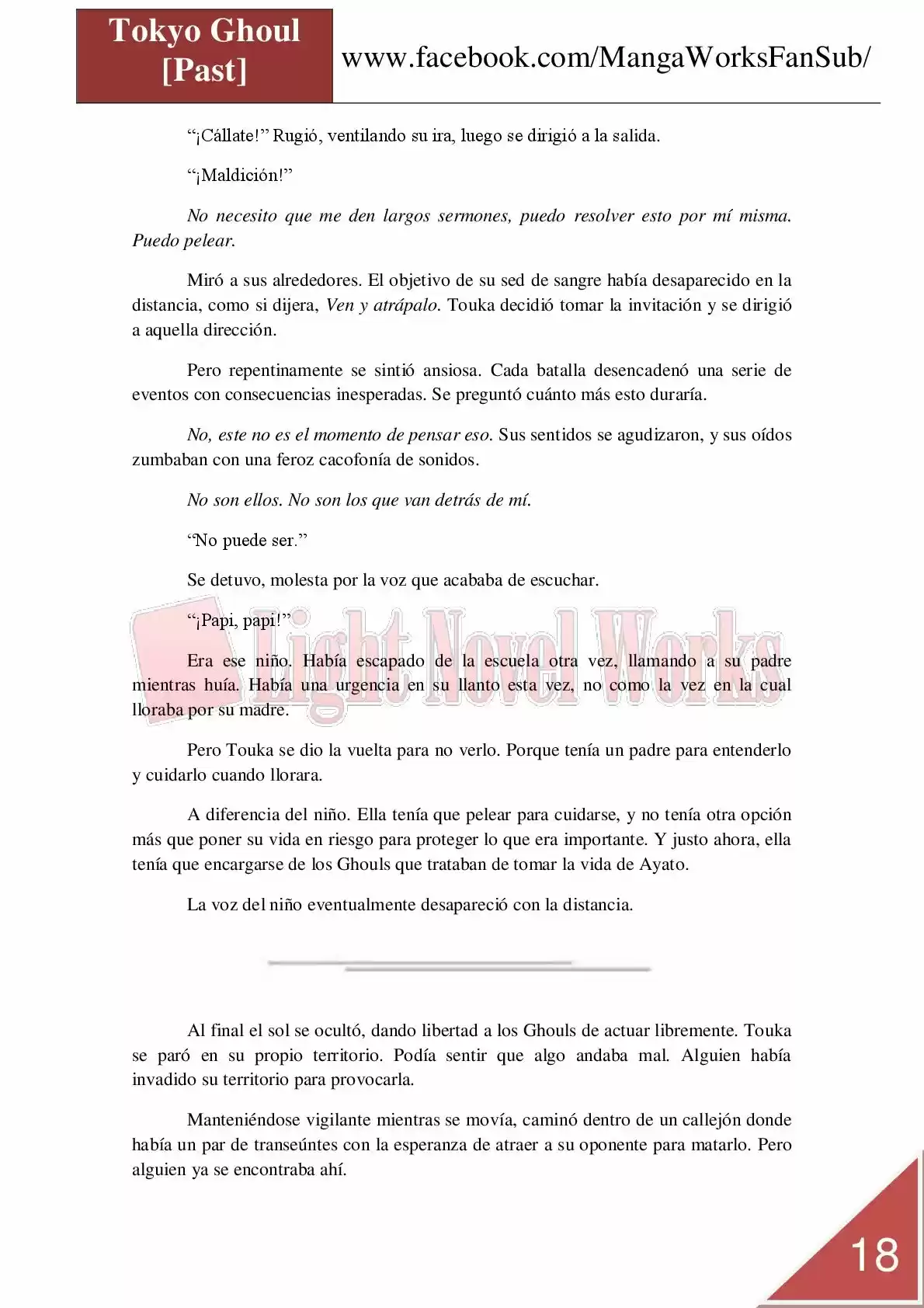 Tokyo Ghoul (Novela) (2013) - Capítulo 12 - Página 18 - LectorTMOo