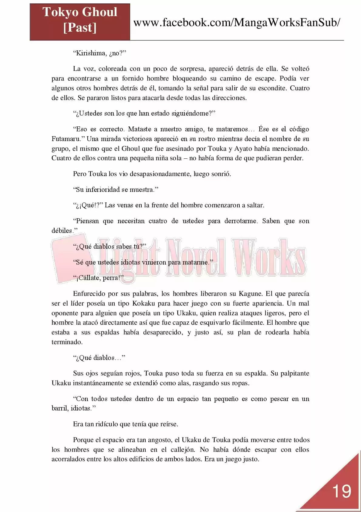 Tokyo Ghoul (Novela) (2013) - Capítulo 12 - Página 19 - LectorTMOo