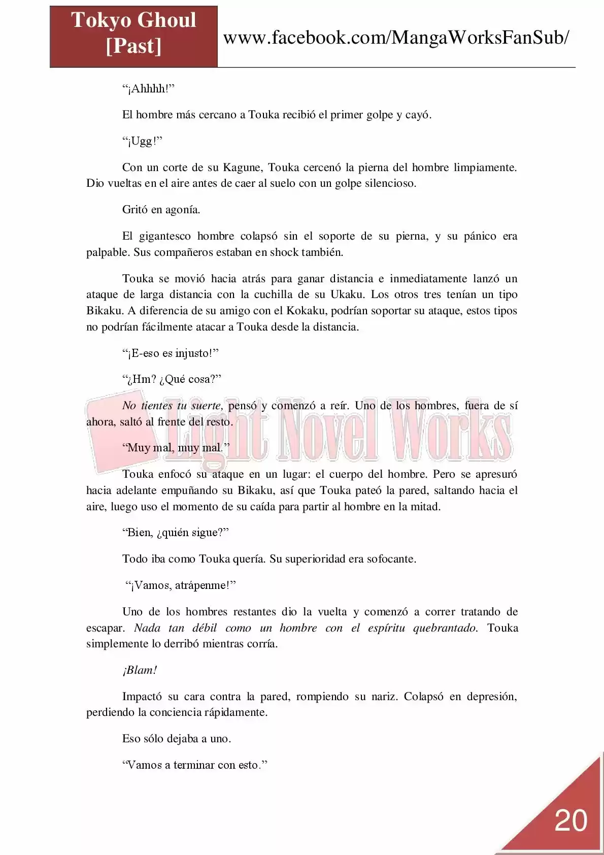Tokyo Ghoul (Novela) (2013) - Capítulo 12 - Página 20 - LectorTMOo