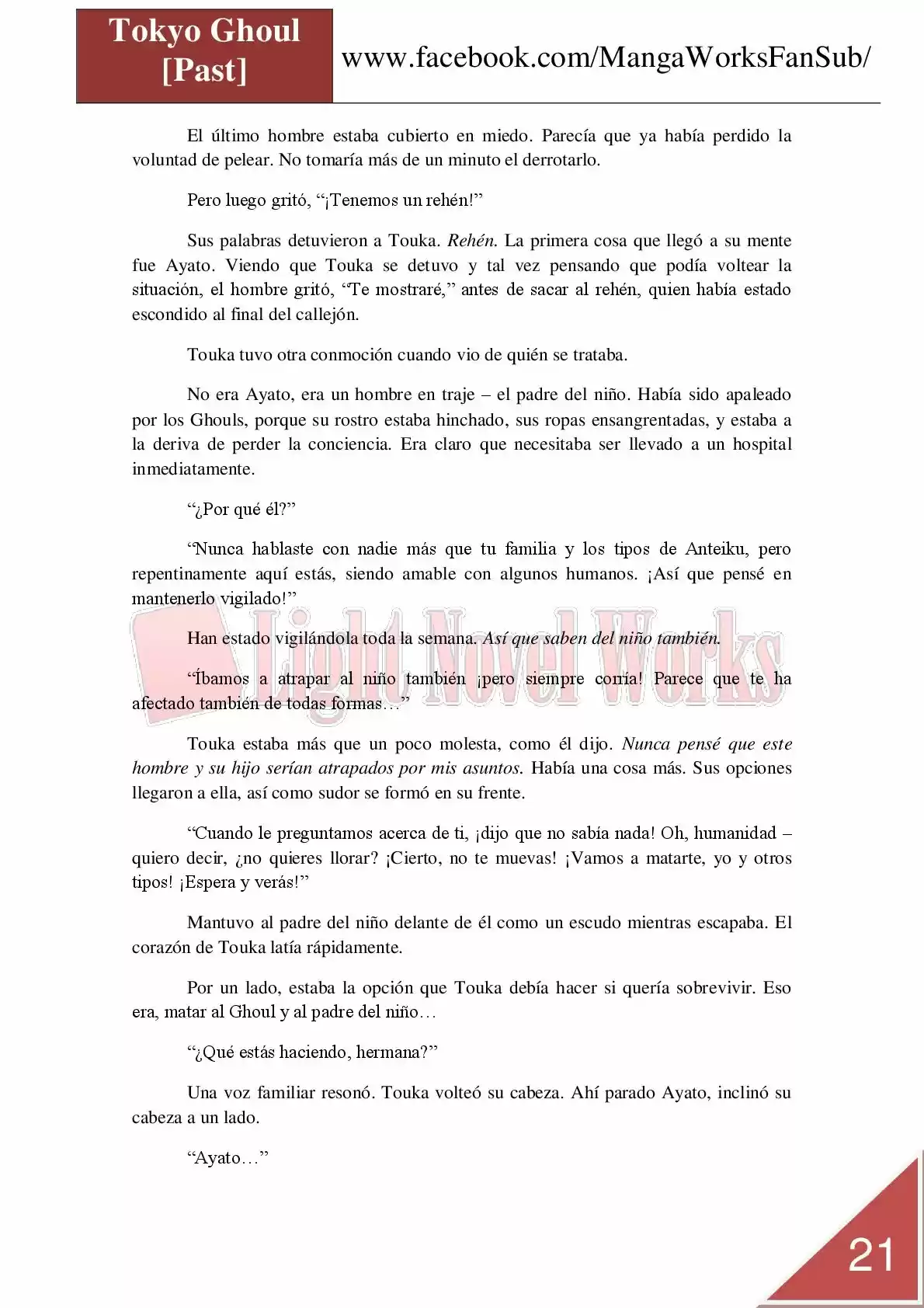 Tokyo Ghoul (Novela) (2013) - Capítulo 12 - Página 21 - LectorTMOo