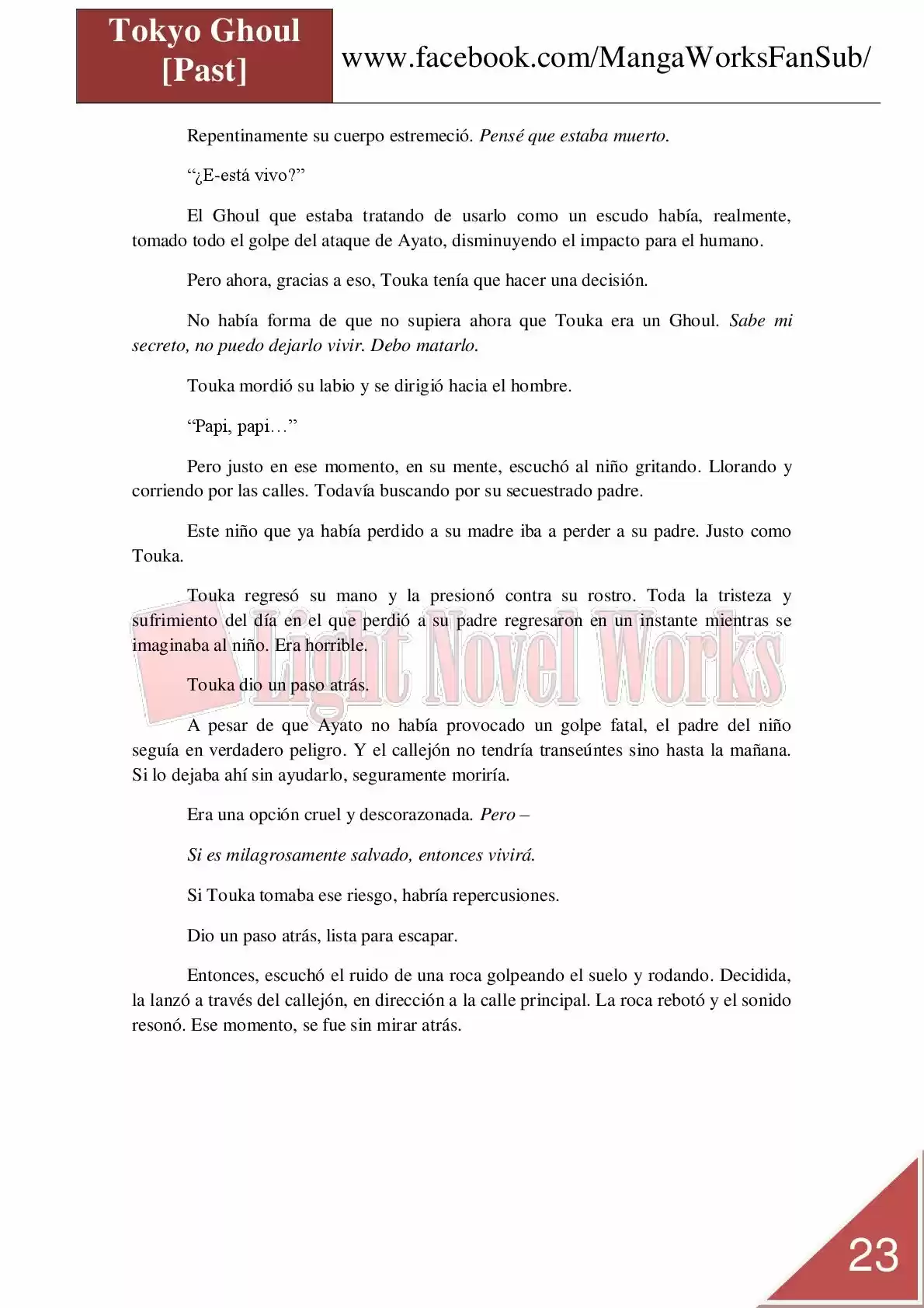 Tokyo Ghoul (Novela) (2013) - Capítulo 12 - Página 23 - LectorTMOo
