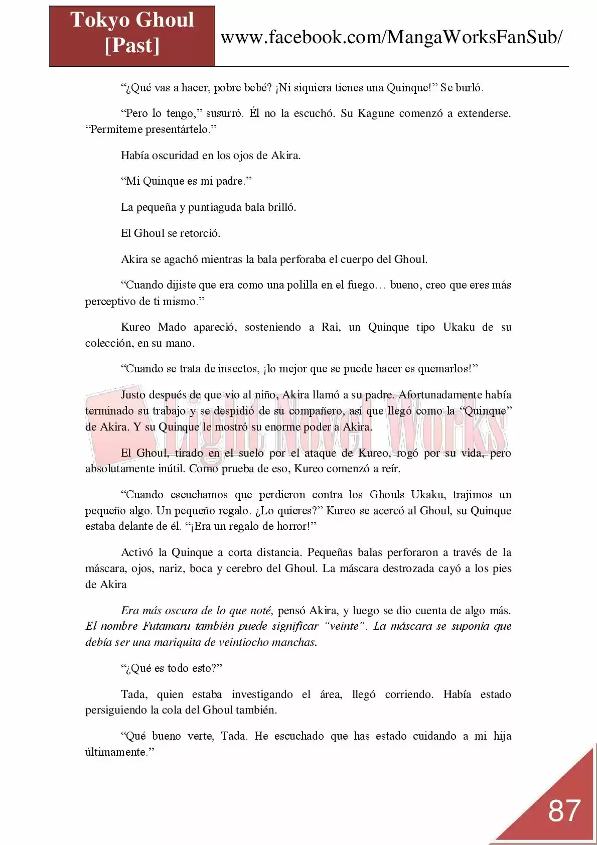 Tokyo Ghoul (Novela) (2013) - Capítulo 15 - Página 19 - LectorTMOo
