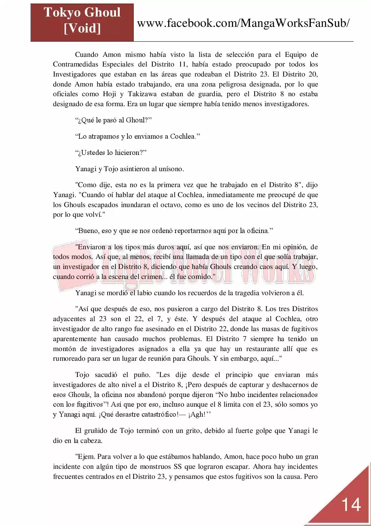 Tokyo Ghoul (Novela) (2013) - Capítulo 7 - Página 14 - LectorTMOo