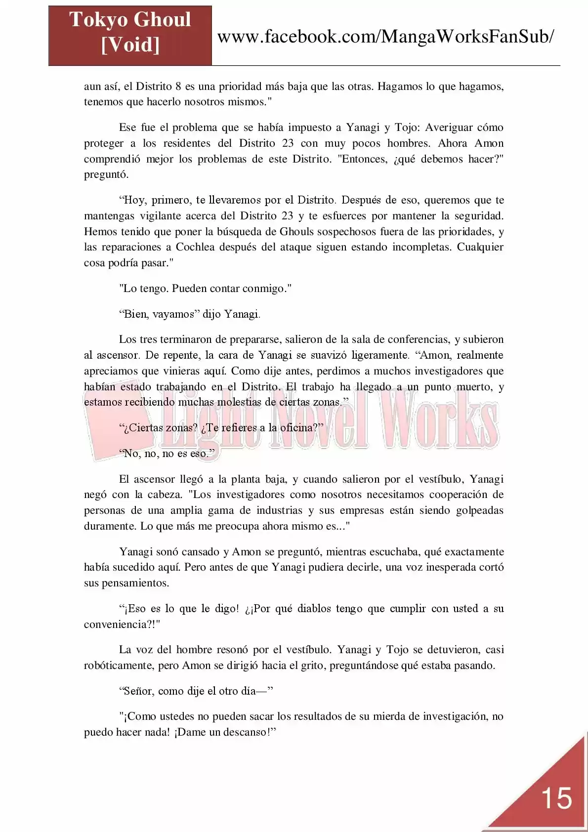 Tokyo Ghoul (Novela) (2013) - Capítulo 7 - Página 15 - LectorTMOo