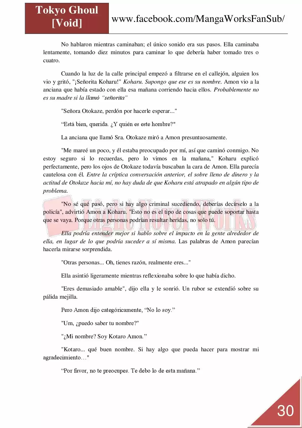 Tokyo Ghoul (Novela) (2013) - Capítulo 7 - Página 30 - LectorTMOo