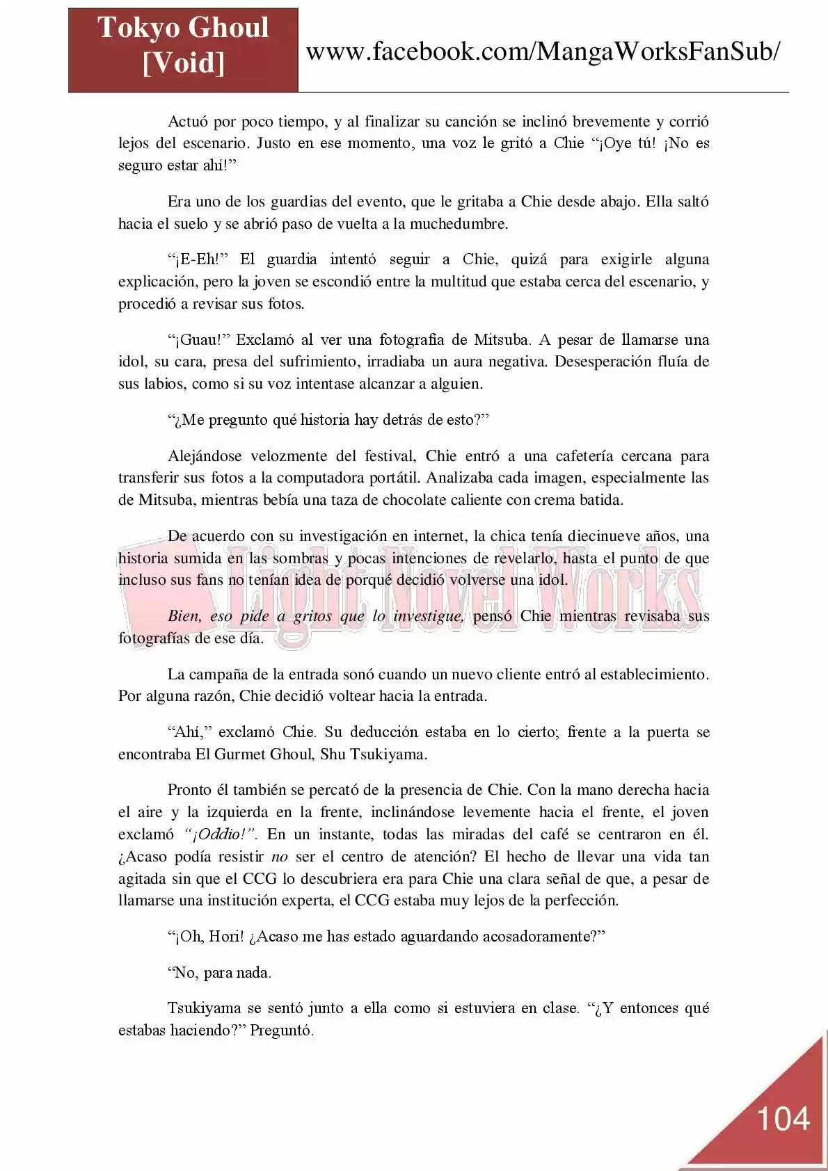 Tokyo Ghoul (Novela) (2013) - Capítulo 9 - Página 6 - LectorTMOo