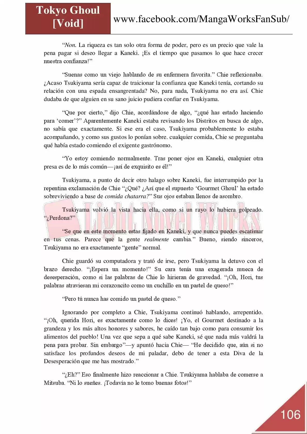 Tokyo Ghoul (Novela) (2013) - Capítulo 9 - Página 8 - LectorTMOo