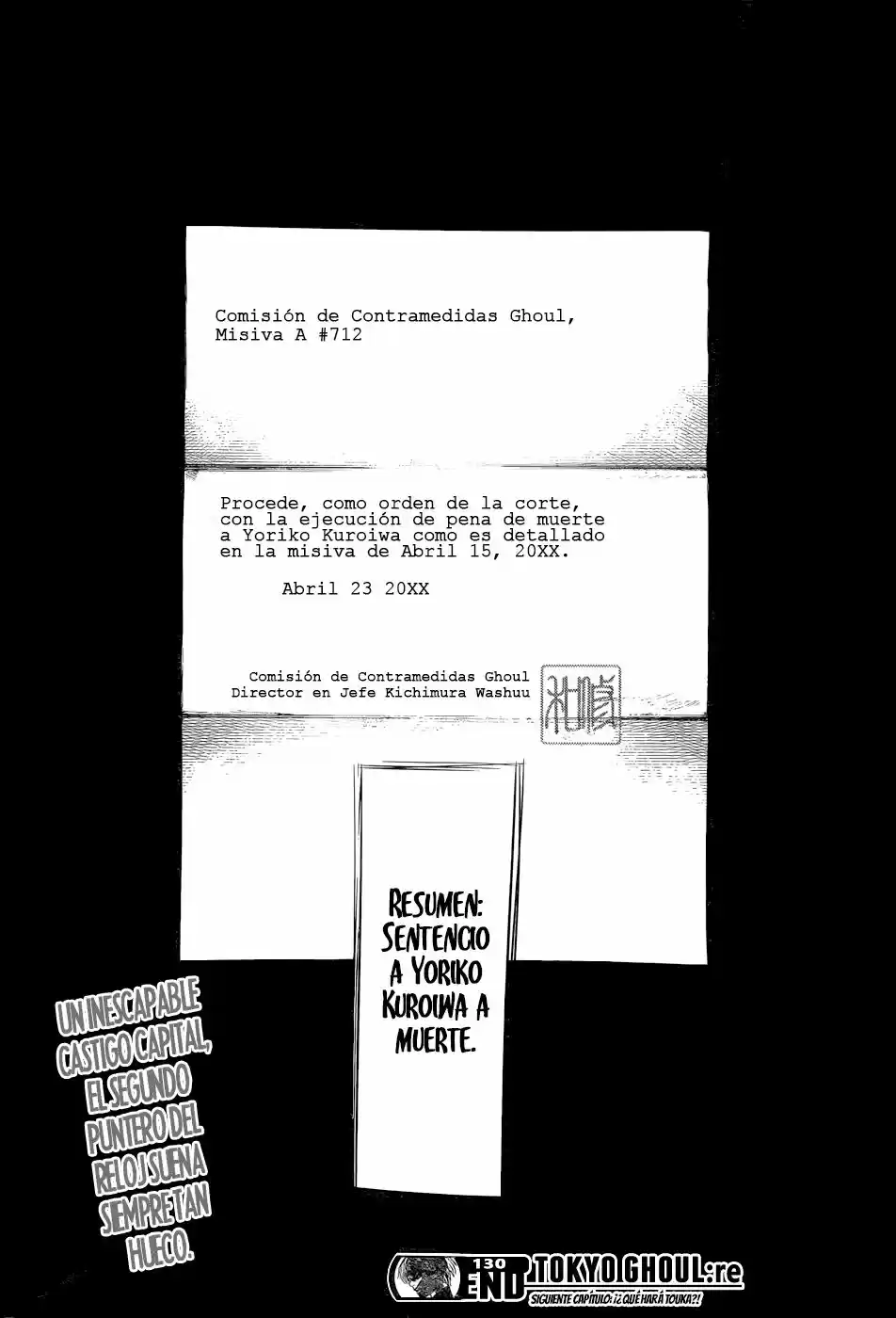 Tokyo Ghoul:re (2014) - Capítulo 130 - Página 19 - LectorTMOo