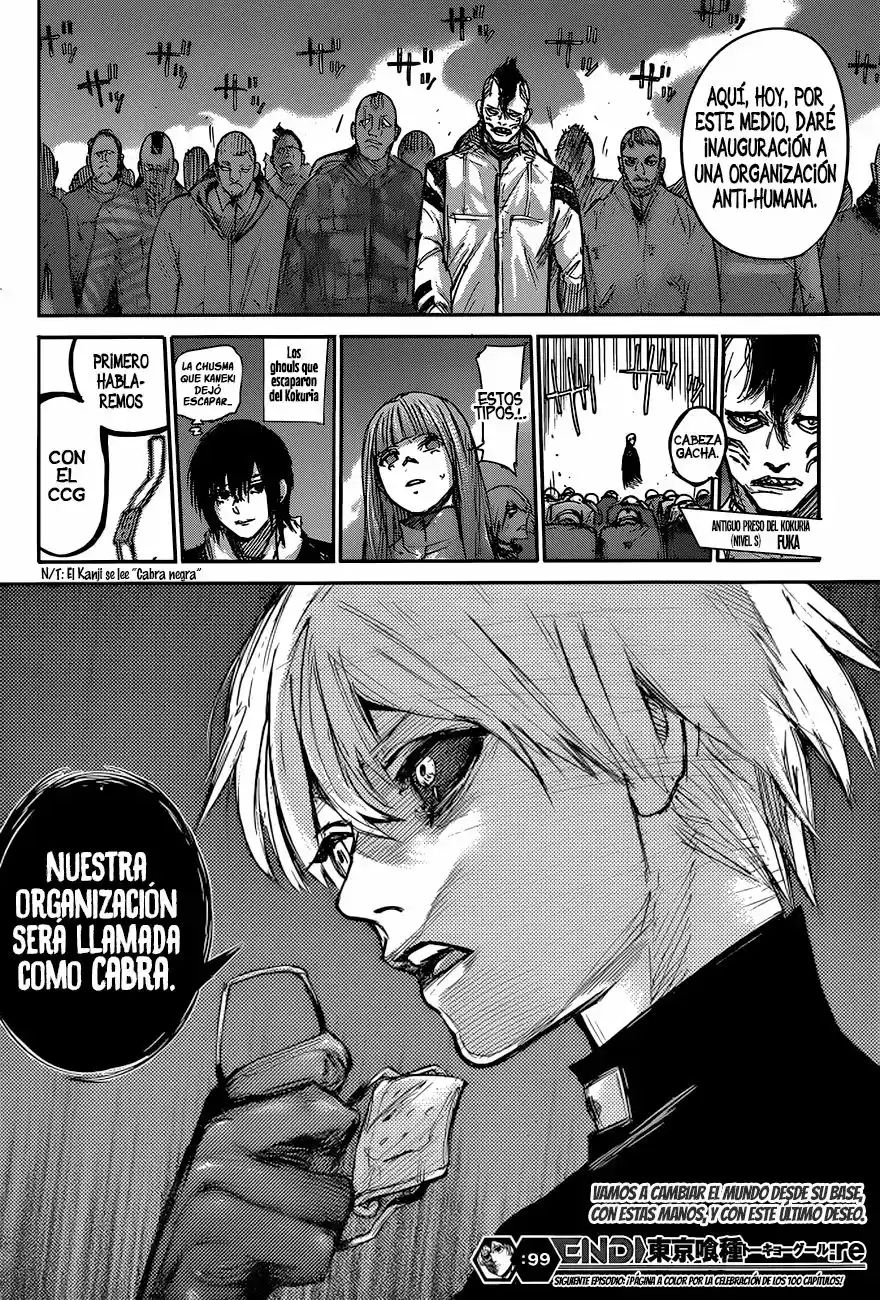Tokyo Ghoul:re (2014) - Capítulo 99 - Página 19 - LectorTMOo