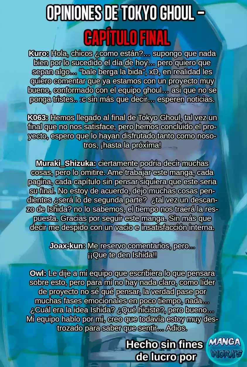 Tokyo Ghoul (2011) - Capítulo 143 - Página 26 - LectorTMOo