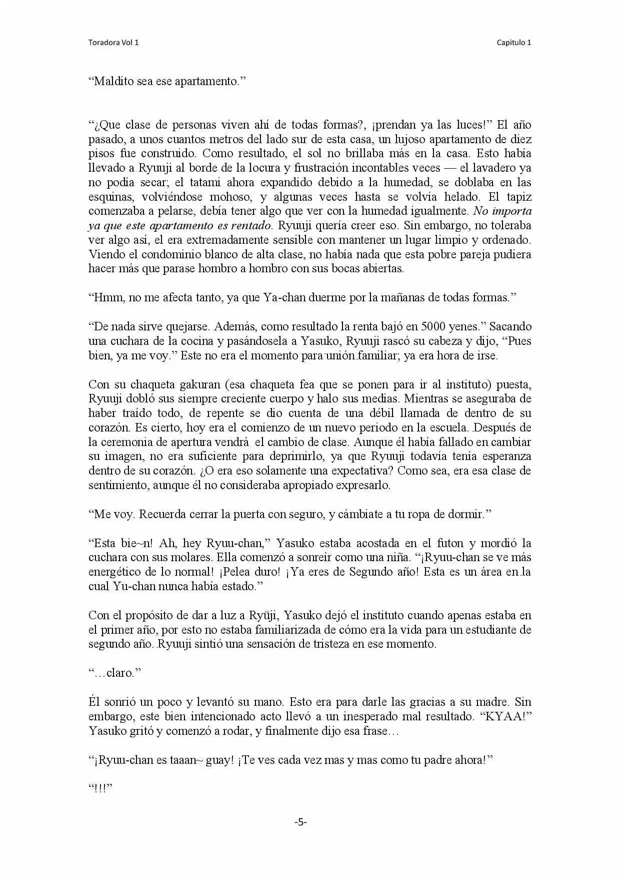 Toradora! (2006) - Capítulo 1 - Página 8 - LectorTMOo