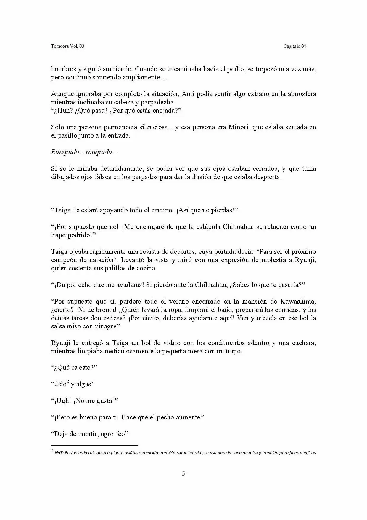 Toradora! (2006) - Capítulo 16 - Página 5 - LectorTMOo