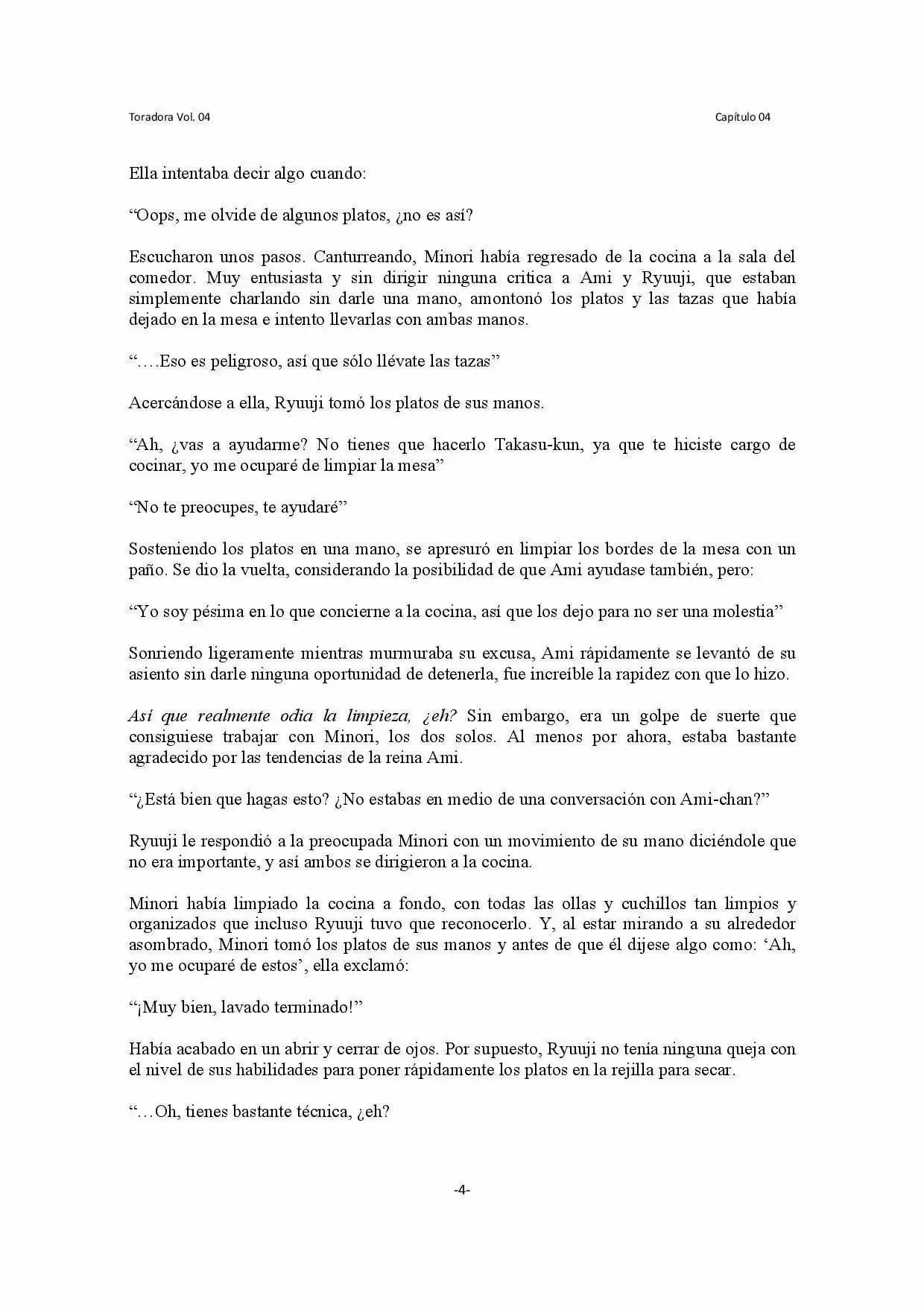 Toradora! (2006) - Capítulo 21 - Página 4 - LectorTMOo