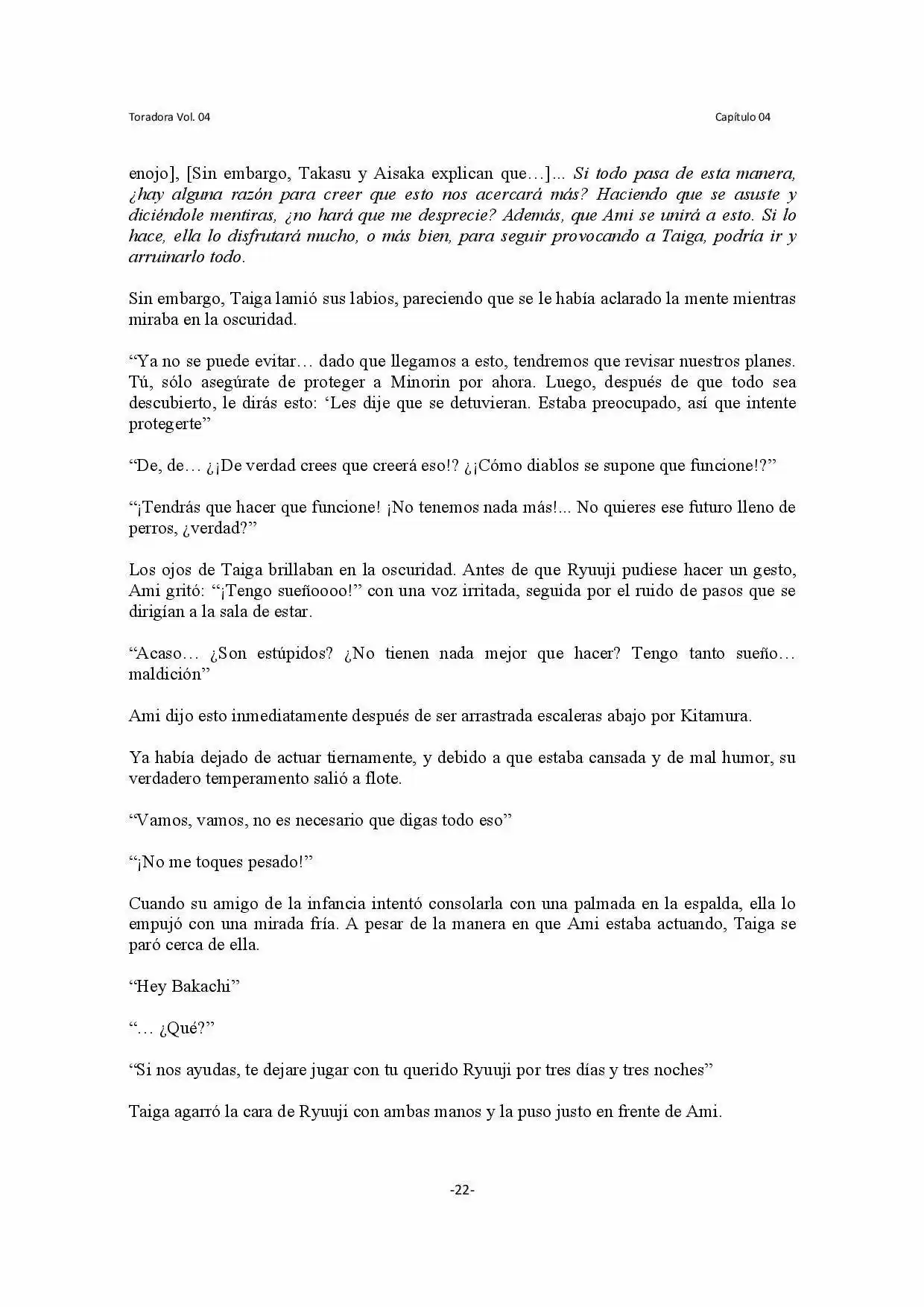 Toradora! (2006) - Capítulo 21 - Página 22 - LectorTMOo