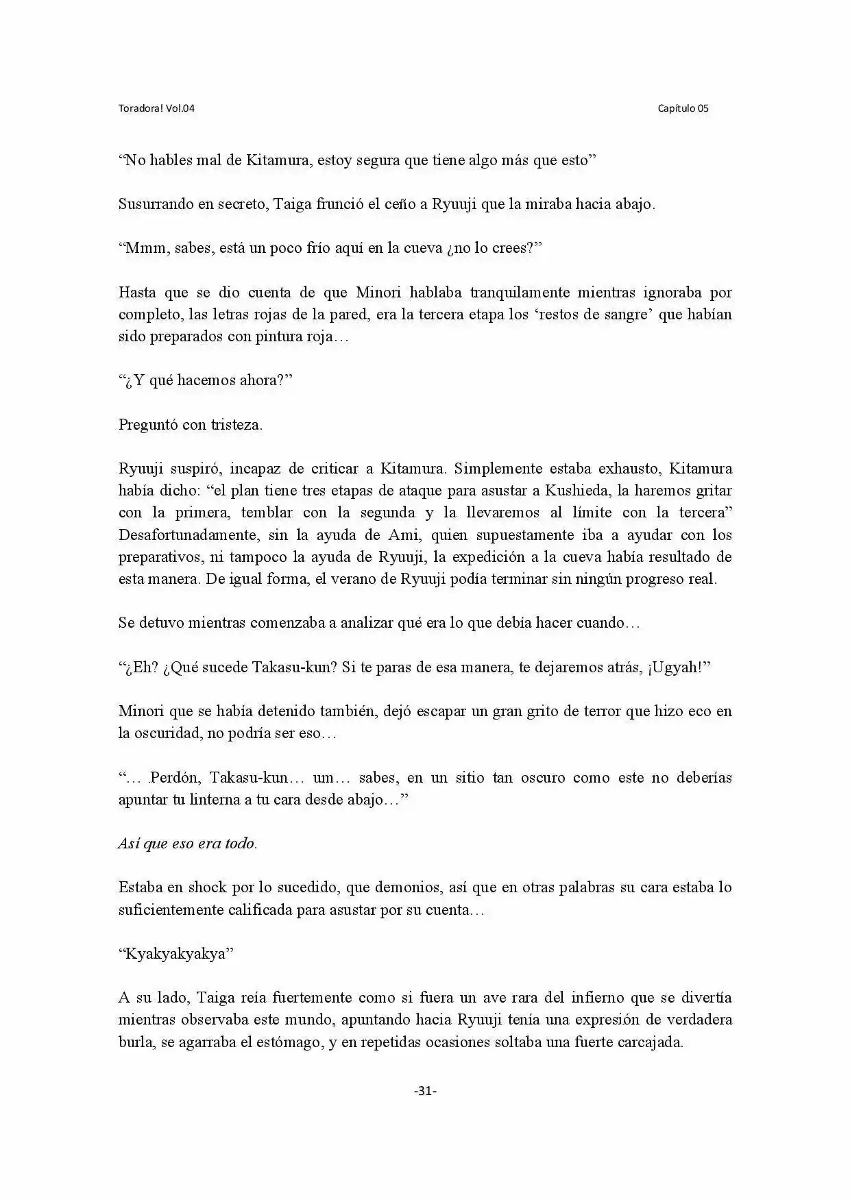 Toradora! (2006) - Capítulo 22 - Página 31 - LectorTMOo