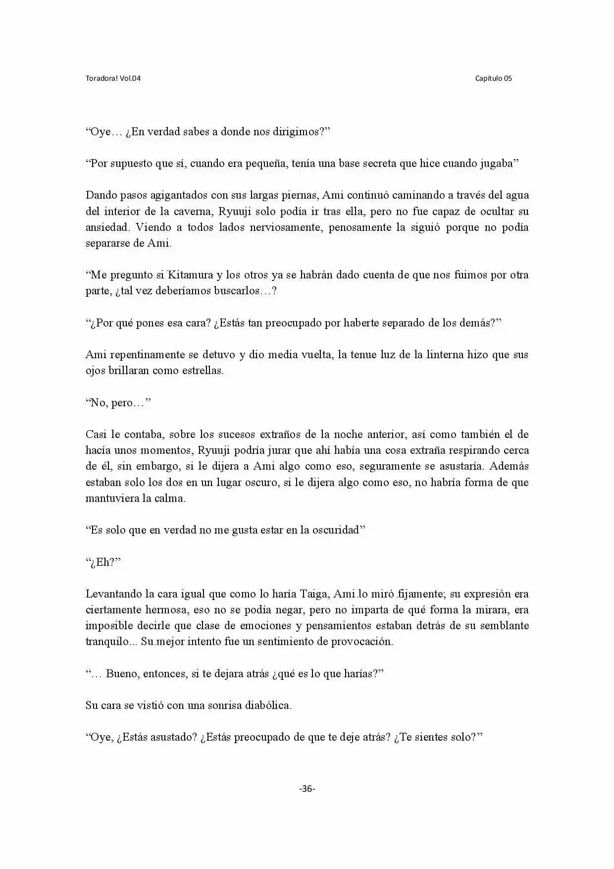 Toradora! (2006) - Capítulo 22 - Página 36 - LectorTMOo