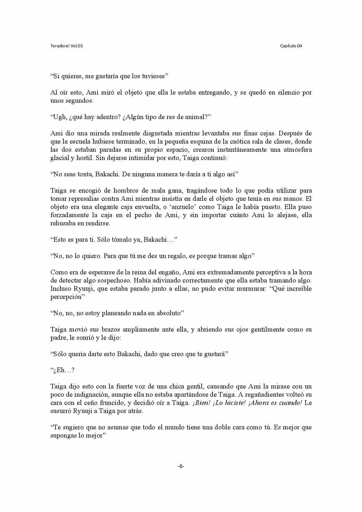 Toradora! (2006) - Capítulo 28 - Página 6 - LectorTMOo