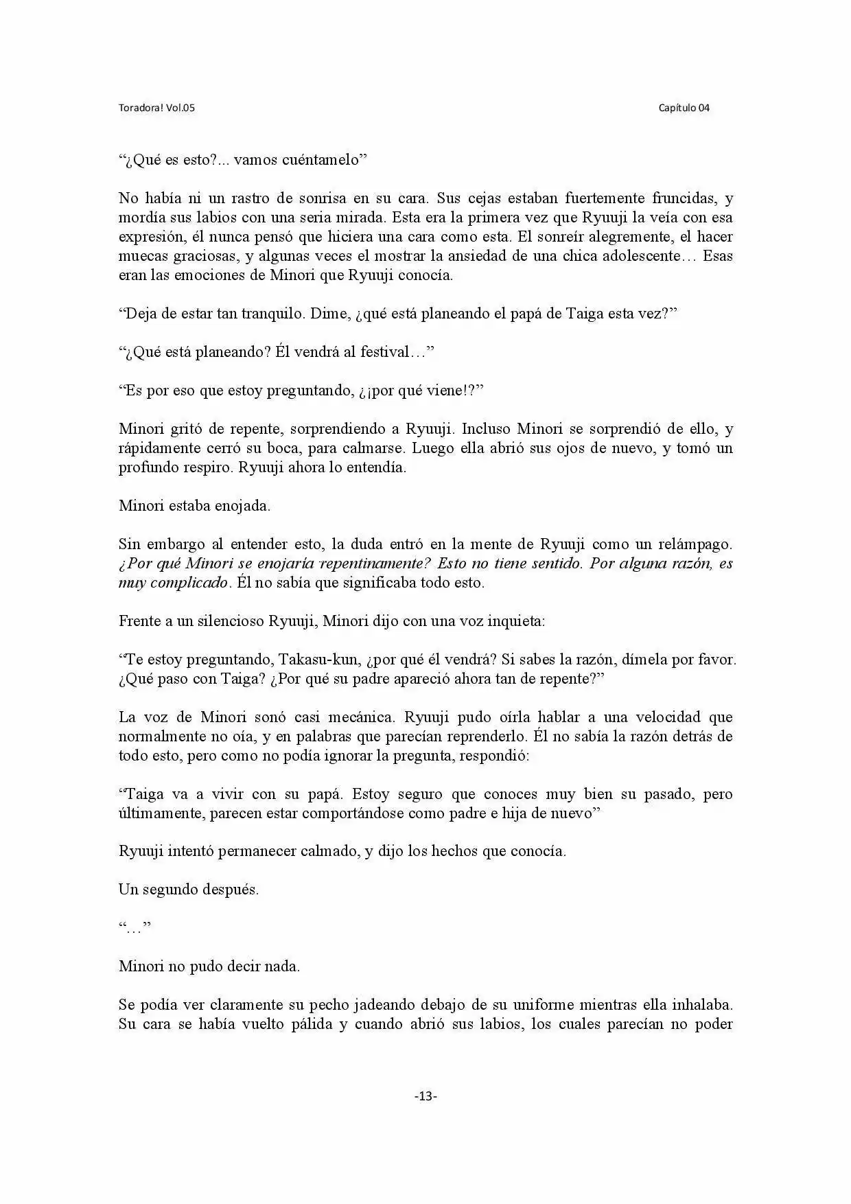 Toradora! (2006) - Capítulo 28 - Página 13 - LectorTMOo