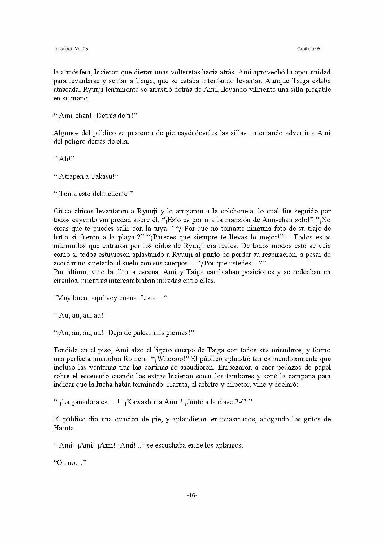 Toradora! (2006) - Capítulo 29 - Página 16 - LectorTMOo