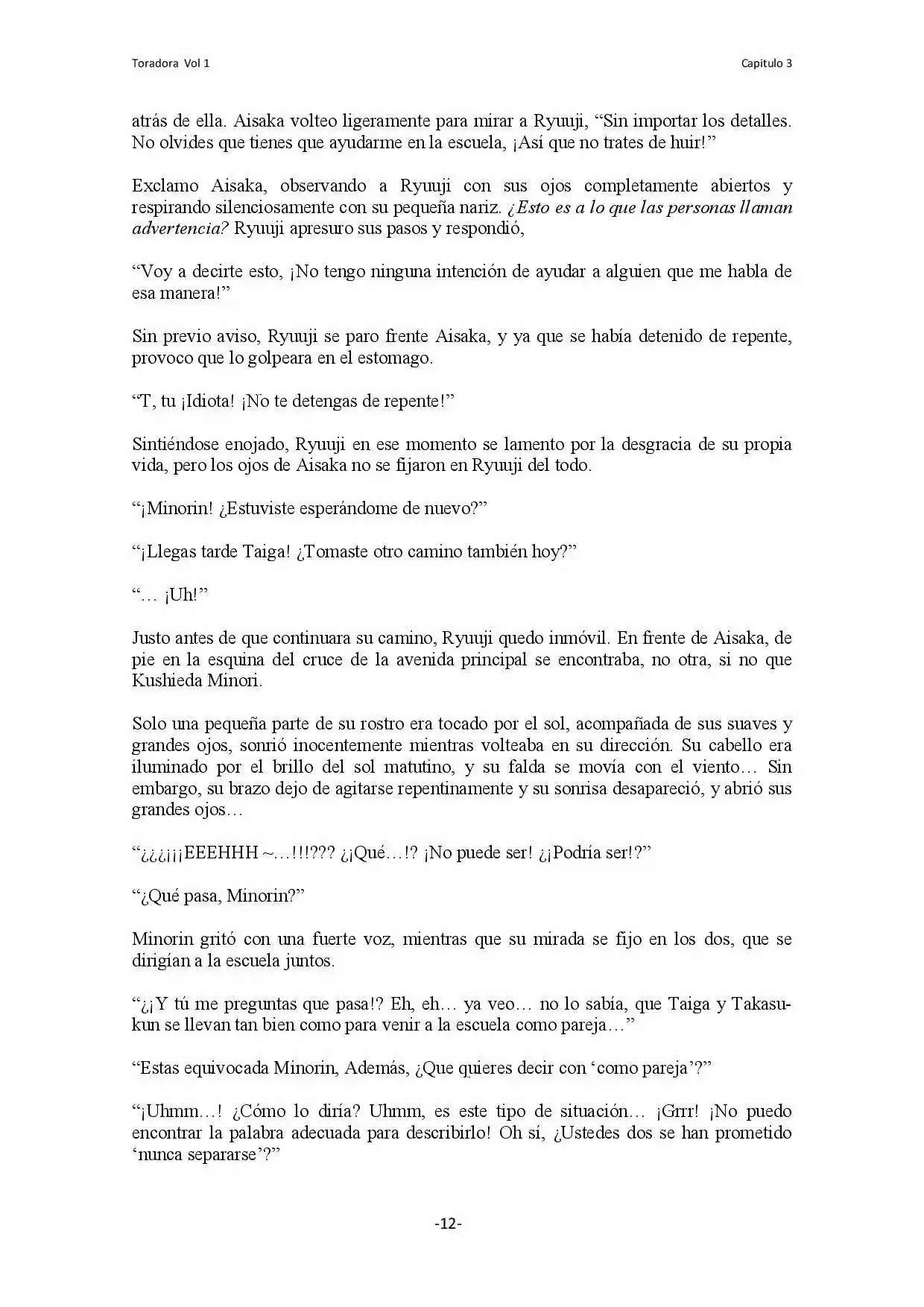 Toradora! (2006) - Capítulo 3 - Página 13 - LectorTMOo