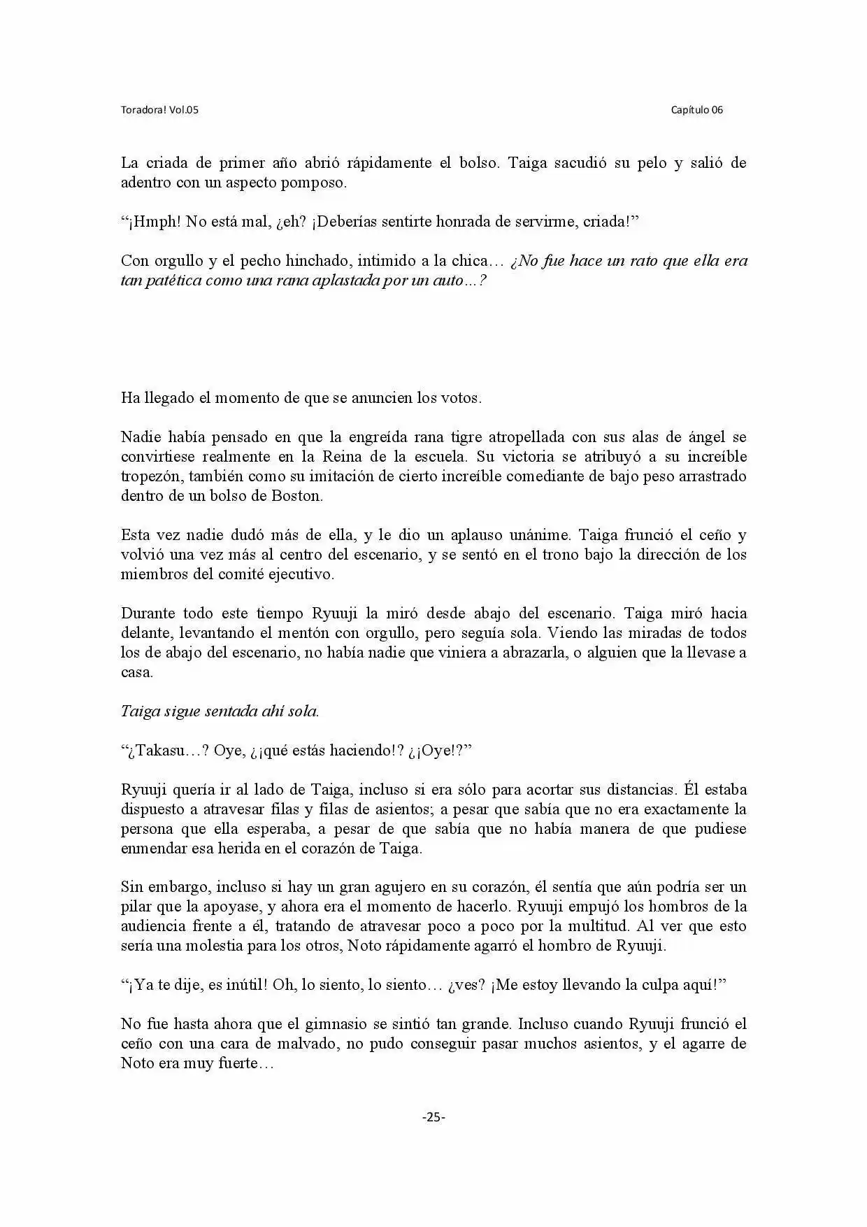 Toradora! (2006) - Capítulo 30 - Página 25 - LectorTMOo