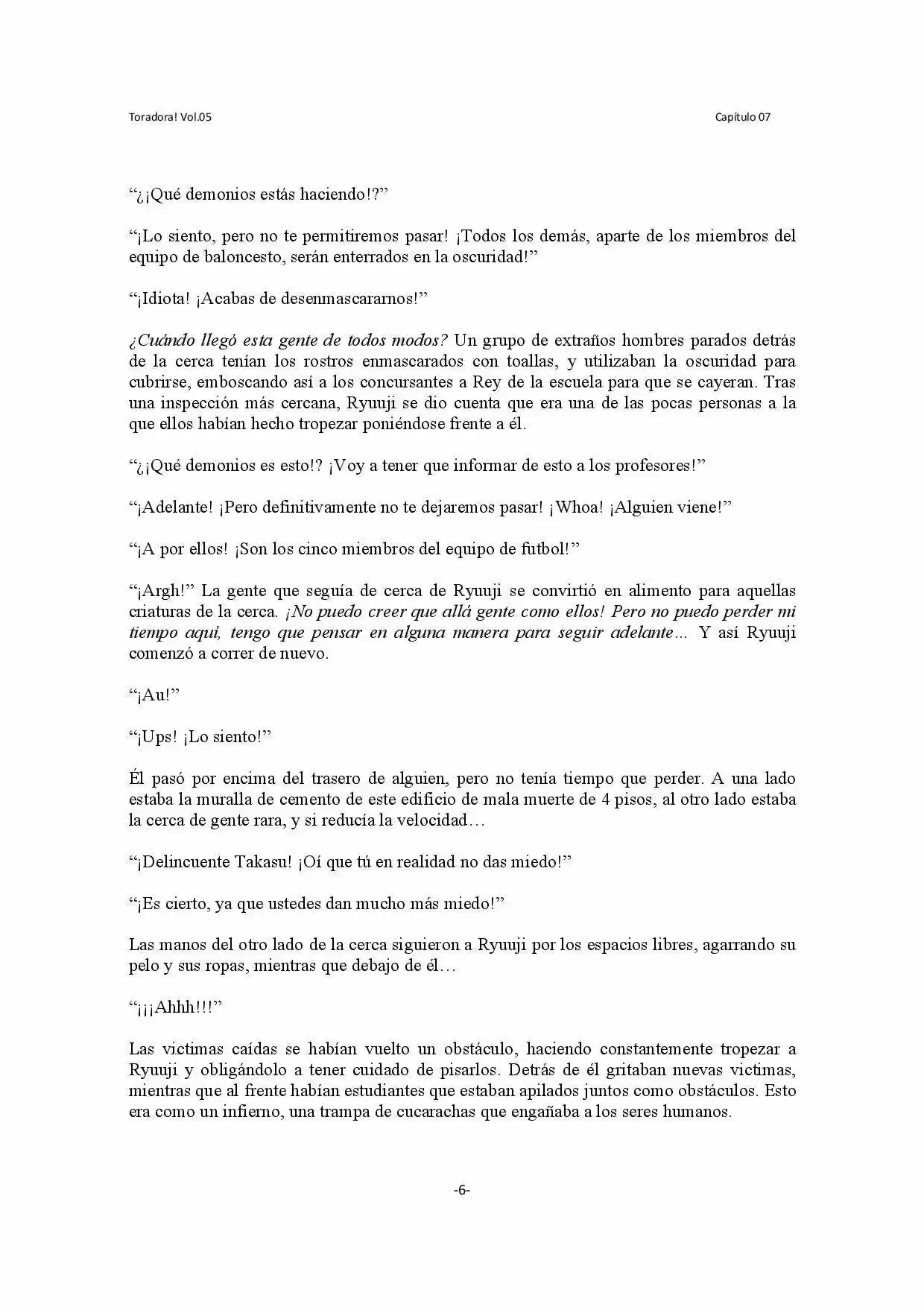 Toradora! (2006) - Capítulo 31 - Página 6 - LectorTMOo