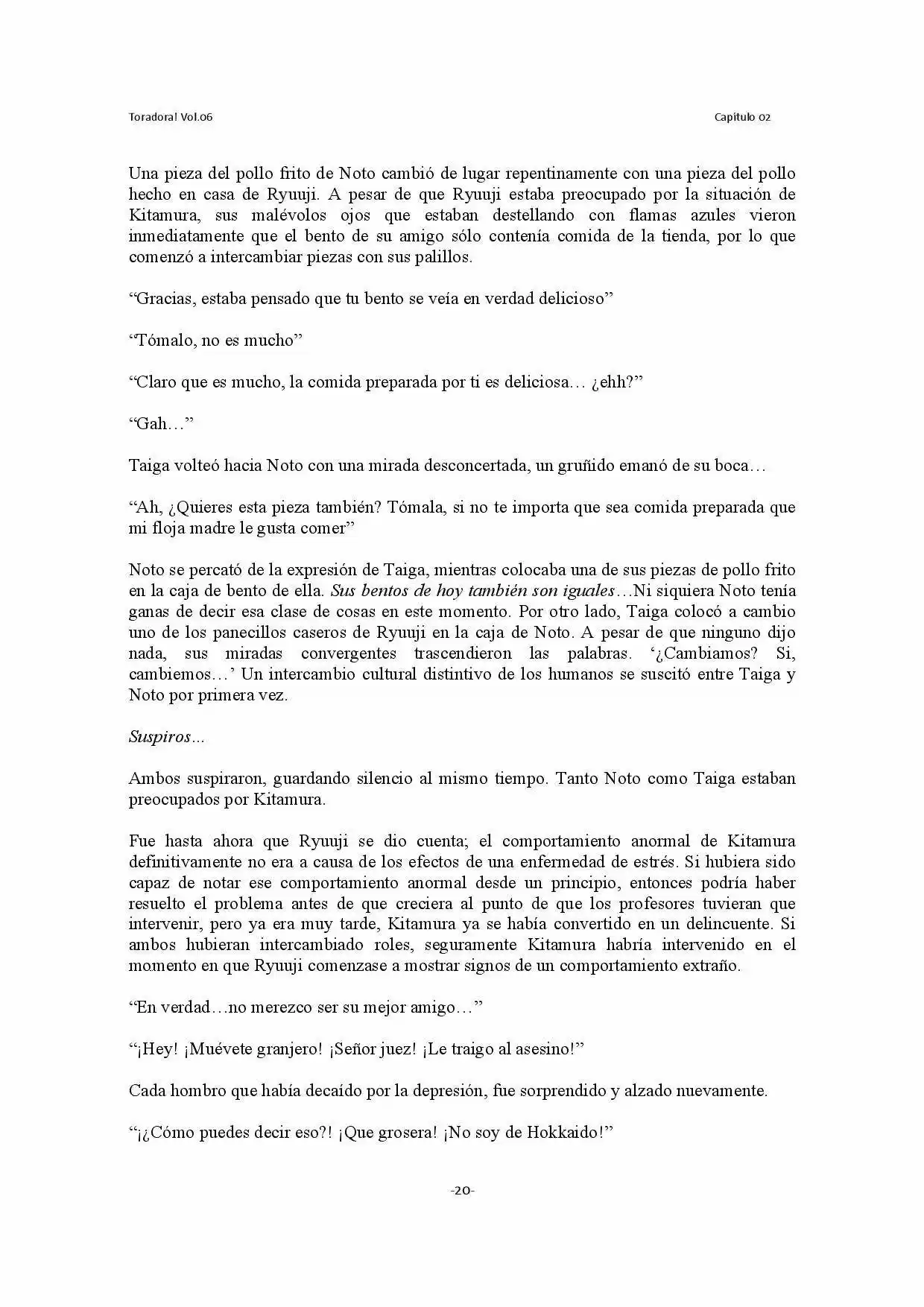 Toradora! (2006) - Capítulo 33 - Página 20 - LectorTMOo