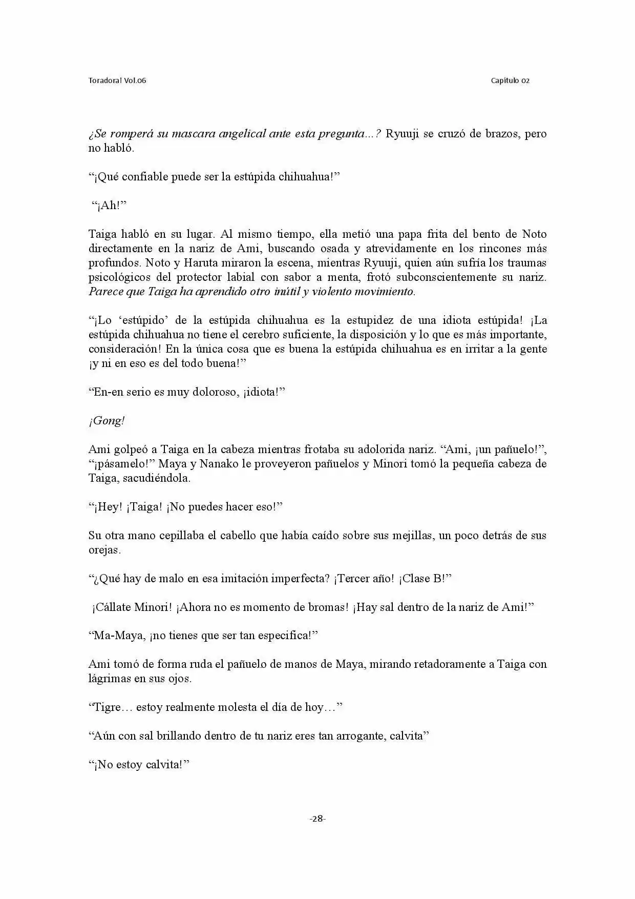 Toradora! (2006) - Capítulo 33 - Página 28 - LectorTMOo