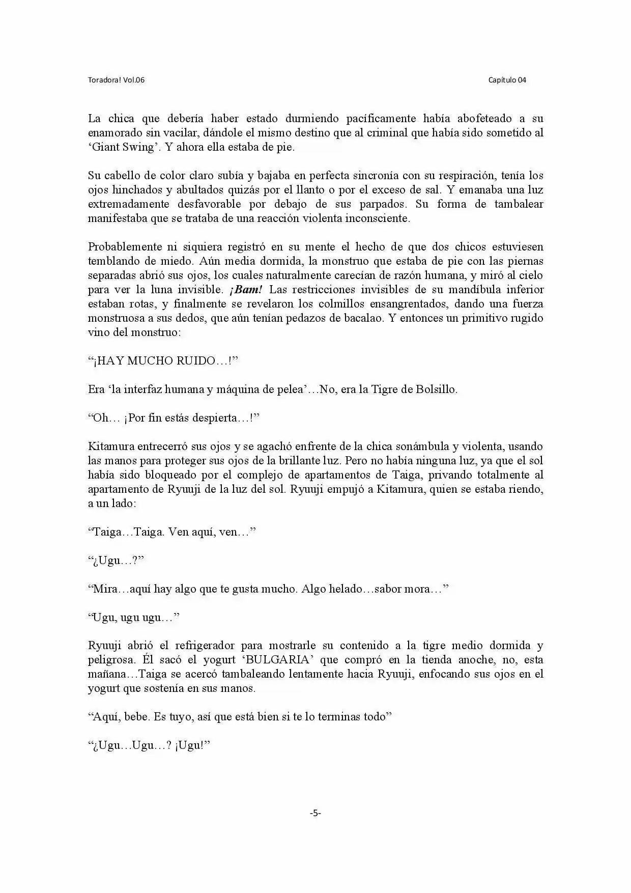 Toradora! (2006) - Capítulo 35 - Página 5 - LectorTMOo