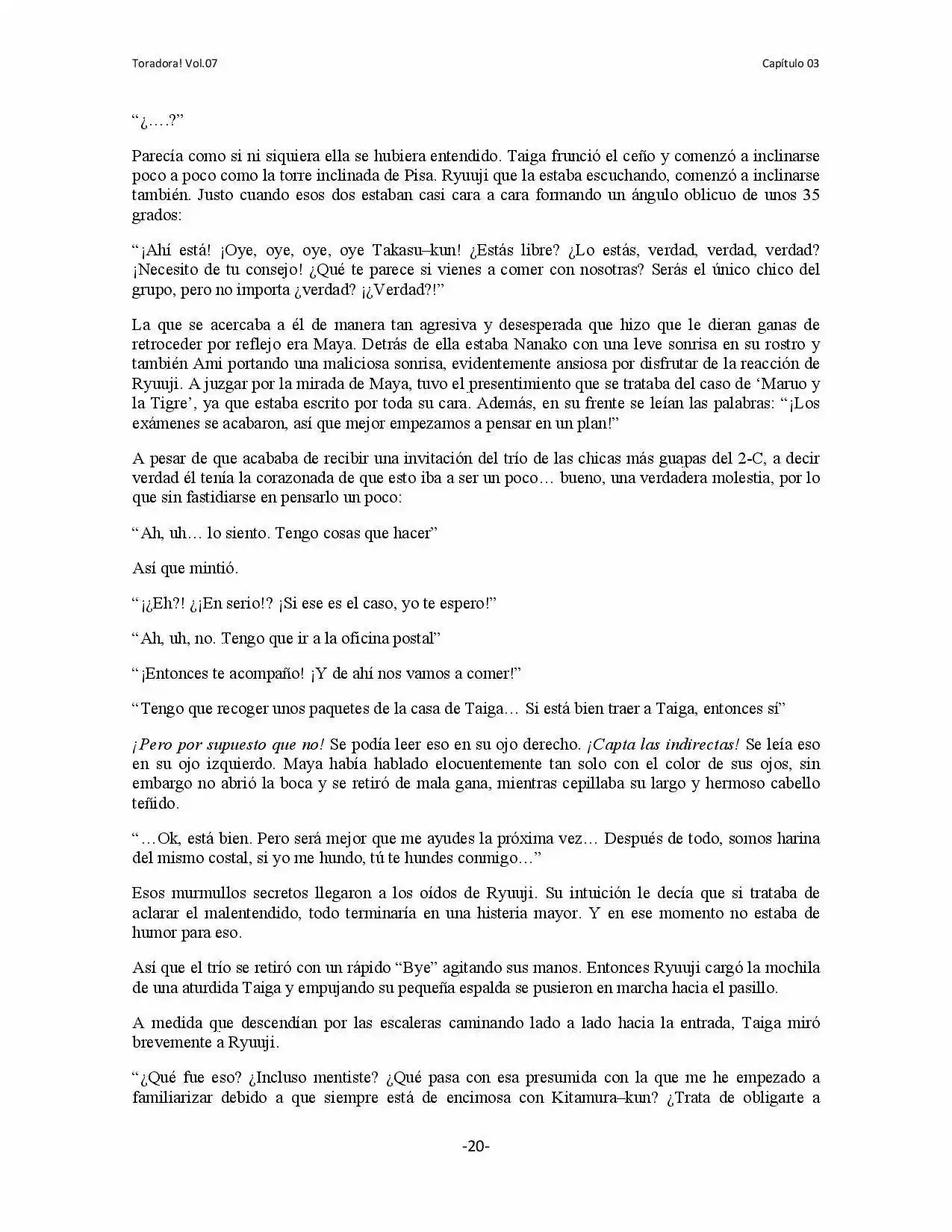 Toradora! (2006) - Capítulo 40 - Página 20 - LectorTMOo