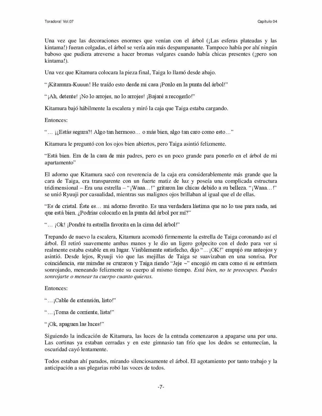 Toradora! (2006) - Capítulo 41 - Página 7 - LectorTMOo