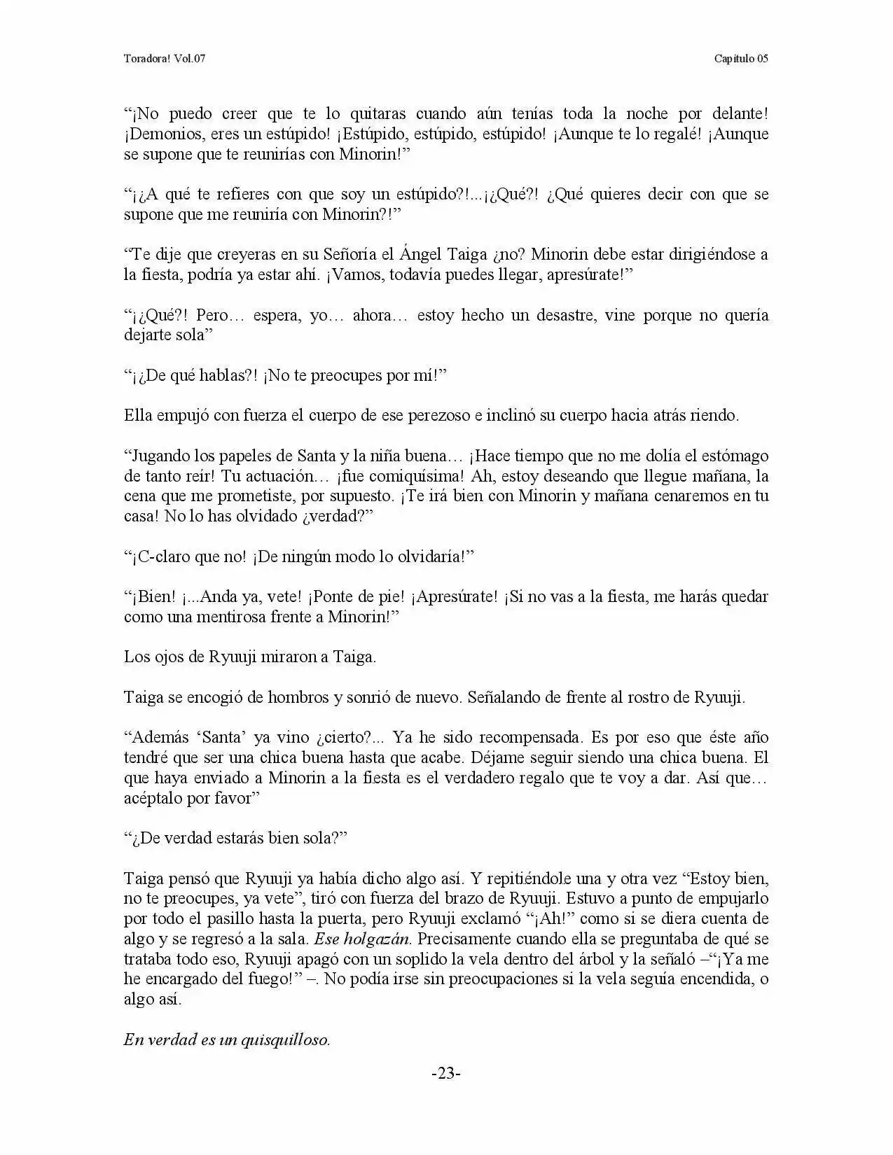 Toradora! (2006) - Capítulo 42 - Página 23 - LectorTMOo