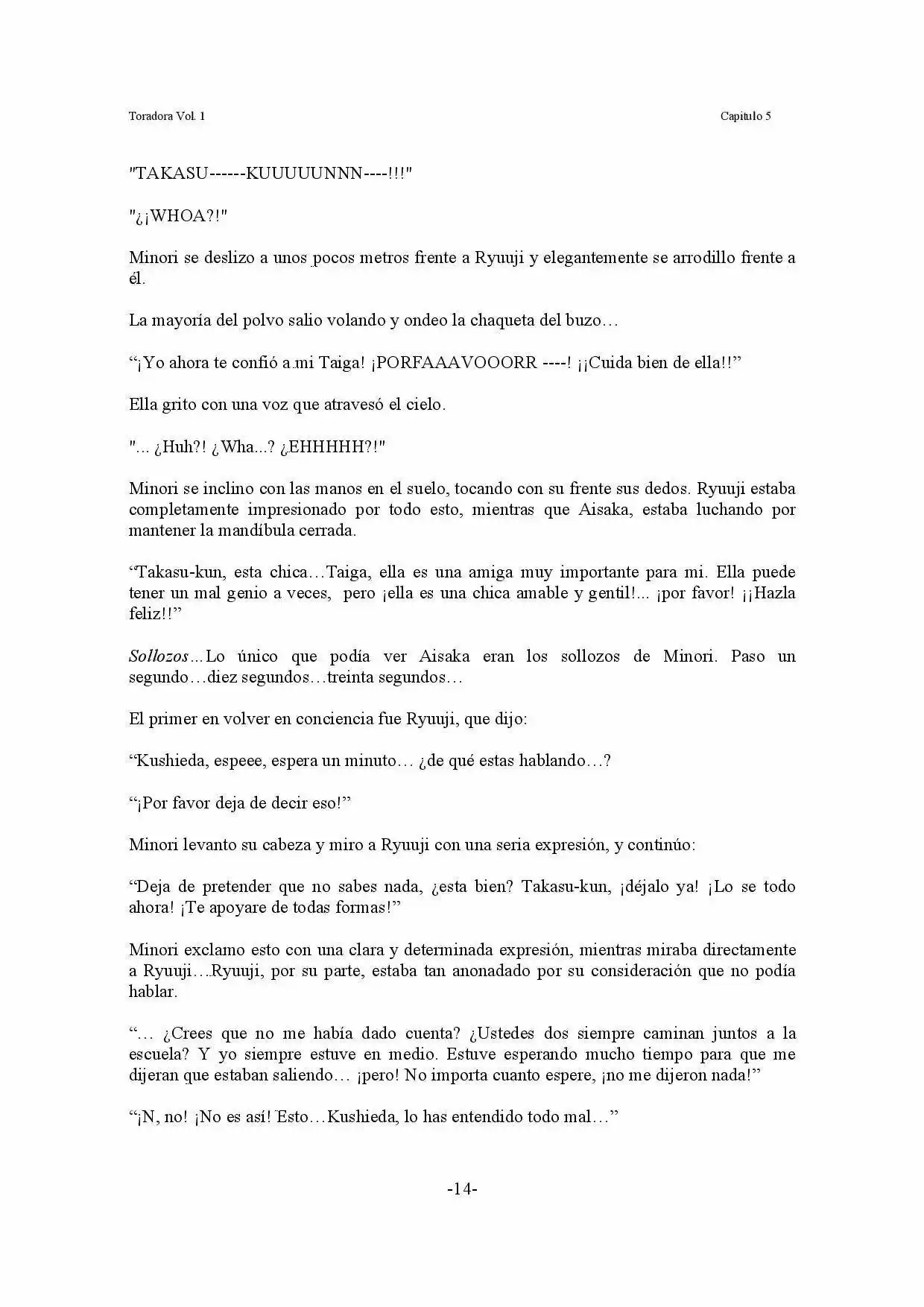 Toradora! (2006) - Capítulo 5 - Página 15 - LectorTMOo