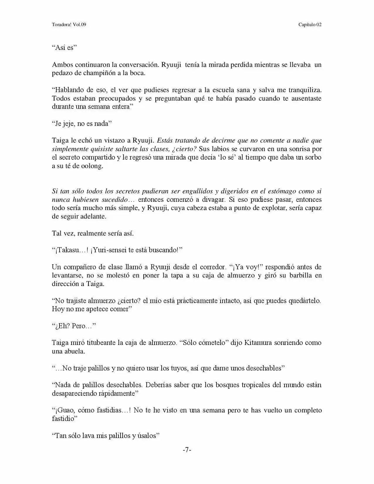 Toradora! (2006) - Capítulo 51 - Página 7 - LectorTMOo