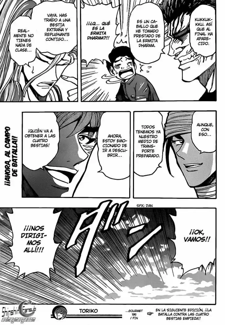 Toriko (2008) - Capítulo 195 - Página 19 - LectorTMOo