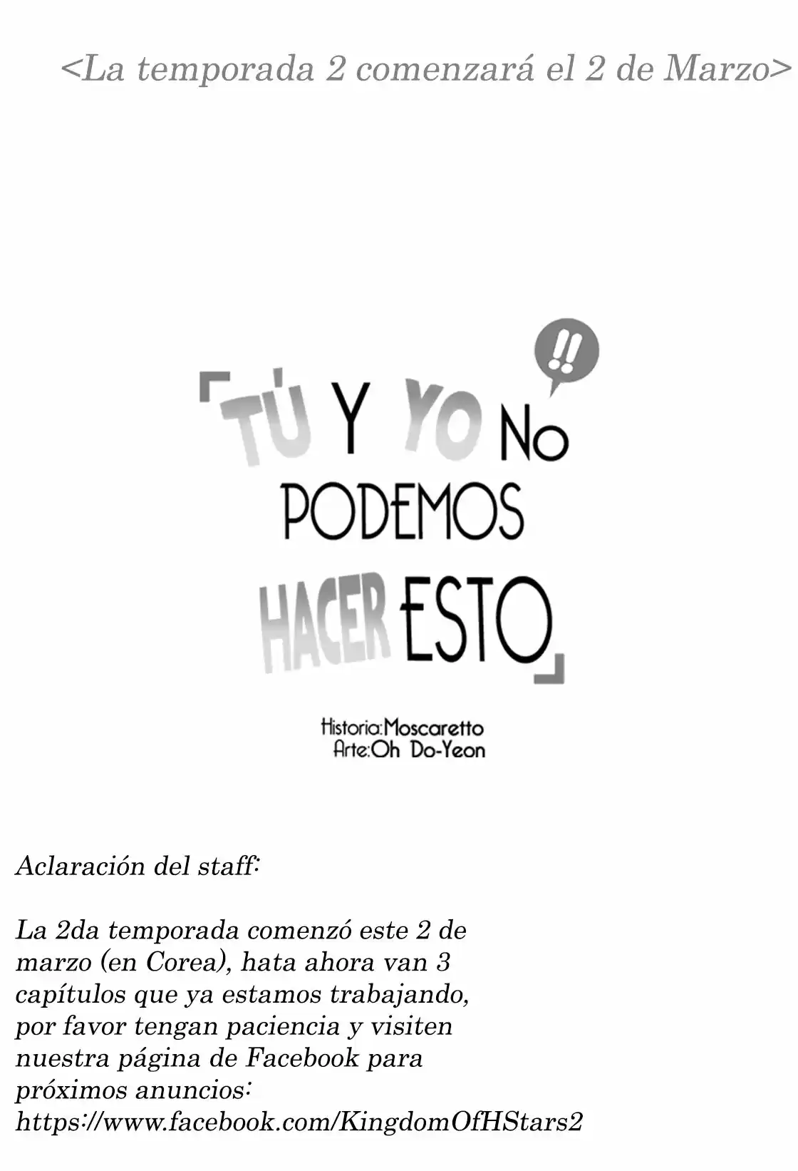 Tú y yo no podemos hacer esto - Capítulo 28.3 - Página 28 - LectorTMOo