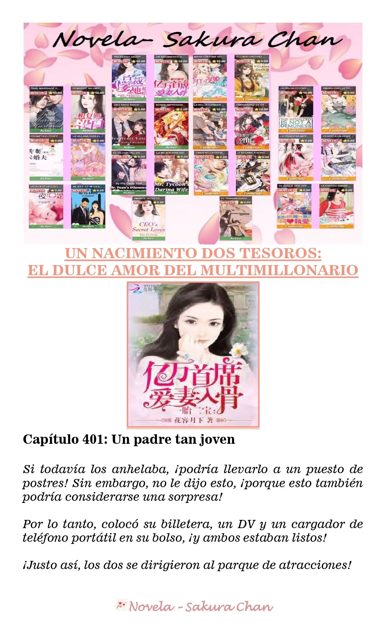 Un nacimiento dos tesoros: El dulce amor del multimillonario (2019) - Capítulo 401 - Página 1 - LectorTMOo