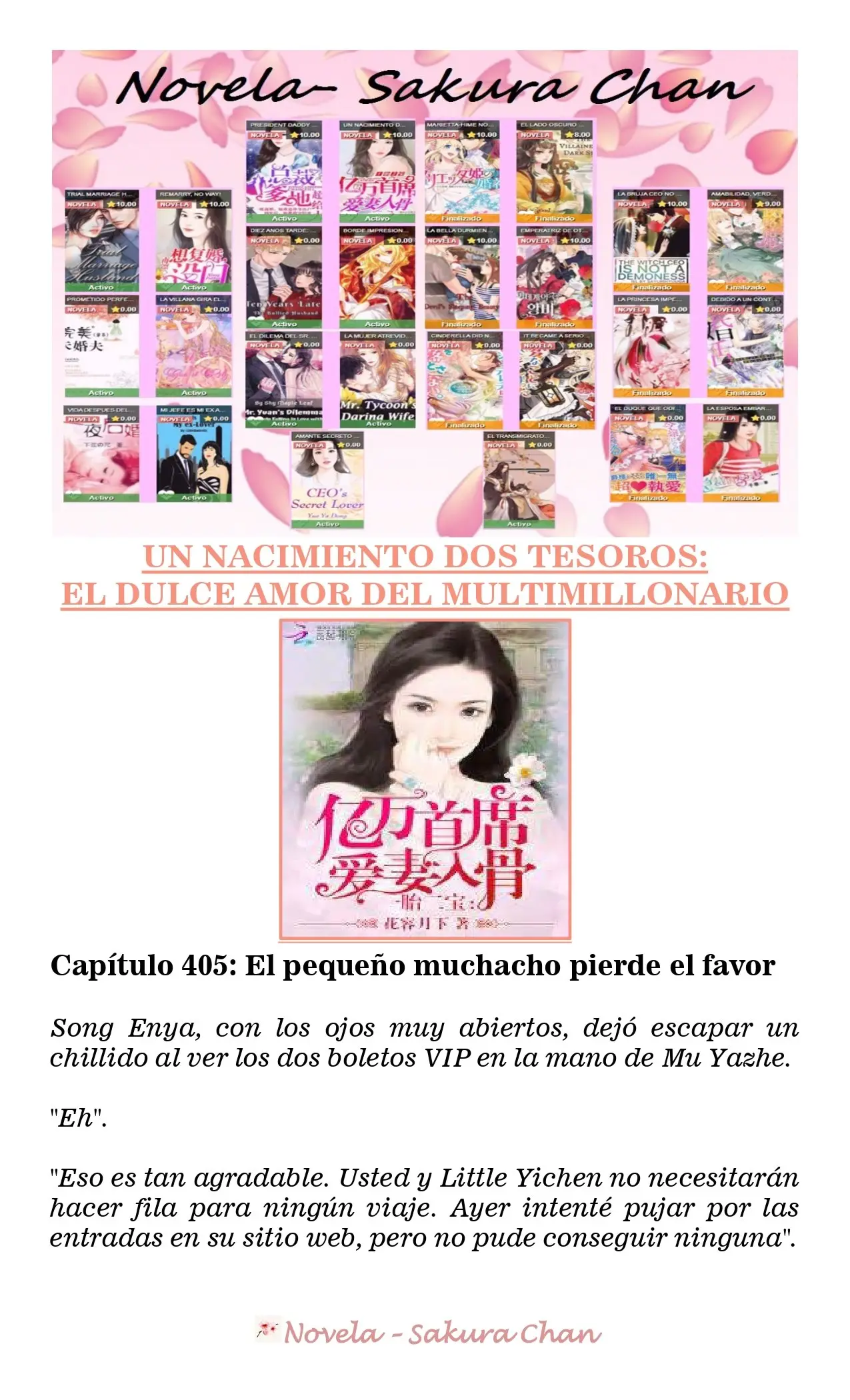 Un nacimiento dos tesoros: El dulce amor del multimillonario (2019) - Capítulo 405 - Página 1 - LectorTMOo