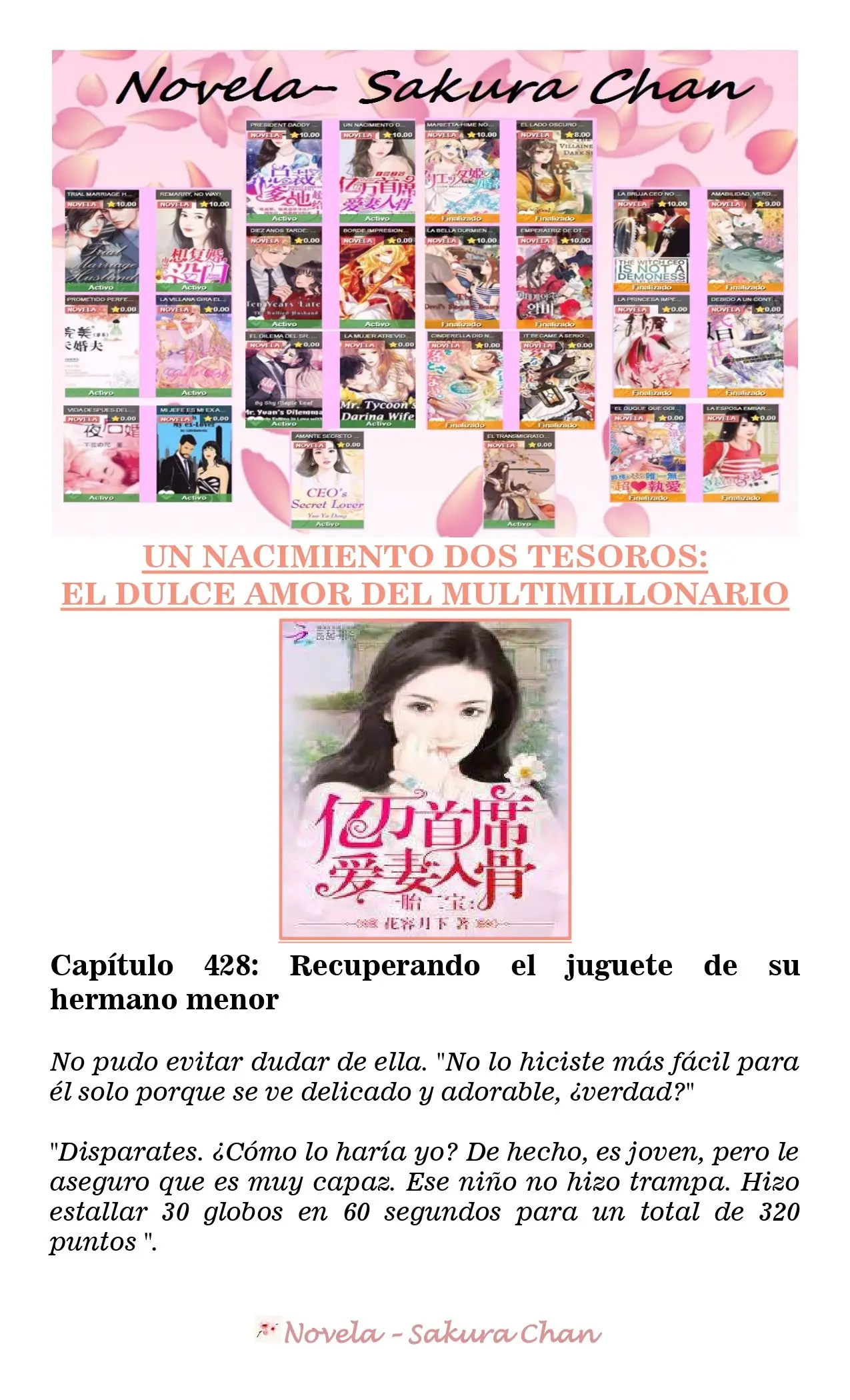 Un nacimiento dos tesoros: El dulce amor del multimillonario (2019) - Capítulo 428 - Página 1 - LectorTMOo