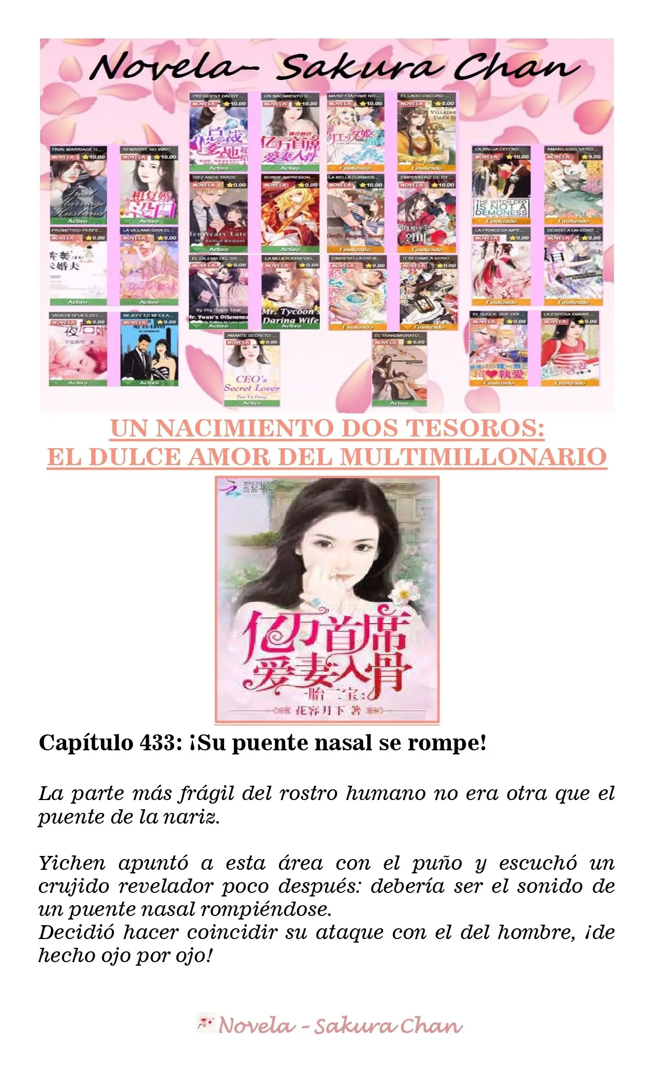 Un nacimiento dos tesoros: El dulce amor del multimillonario (2019) - Capítulo 433 - Página 1 - LectorTMOo