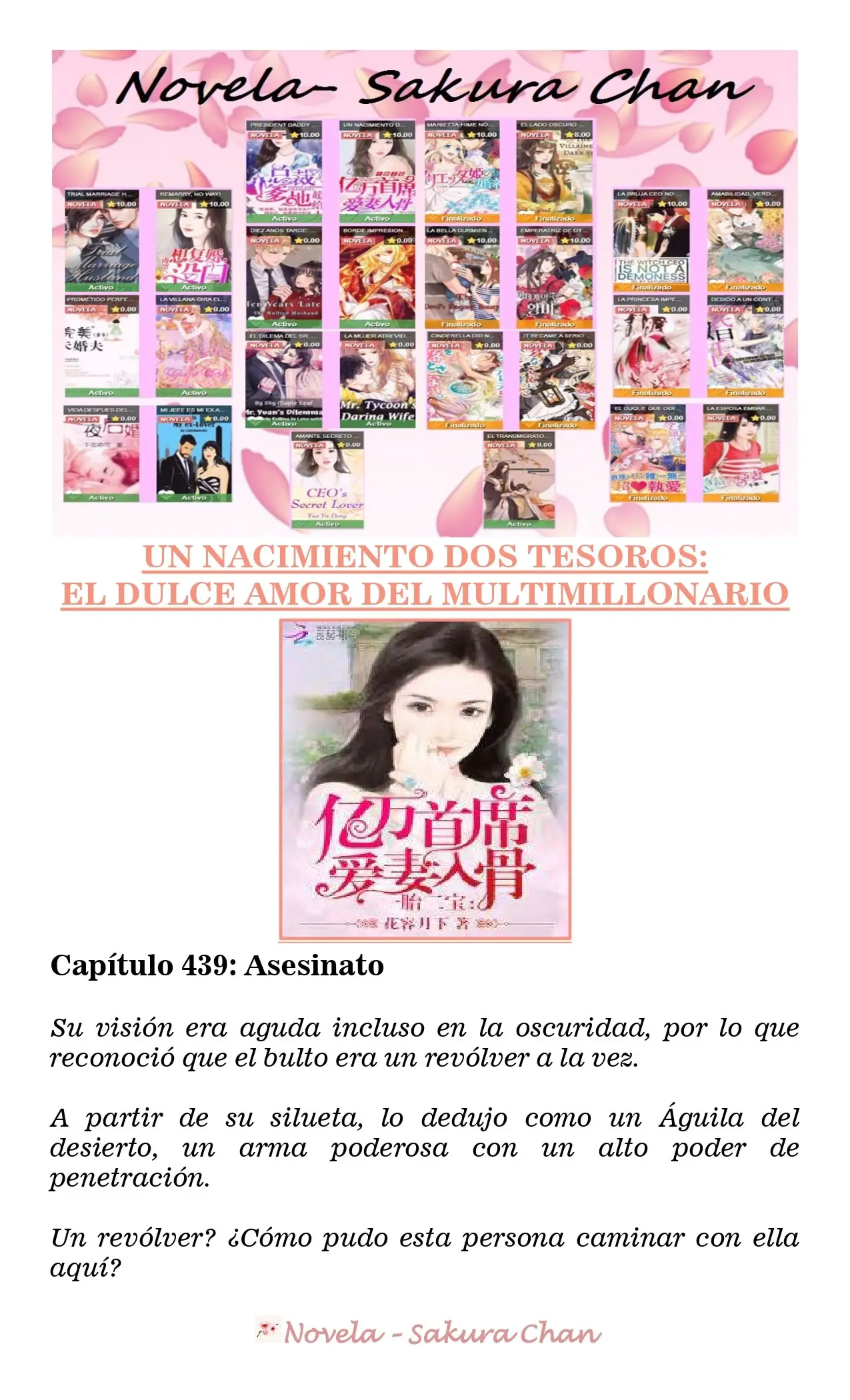 Un nacimiento dos tesoros: El dulce amor del multimillonario (2019) - Capítulo 439 - Página 1 - LectorTMOo