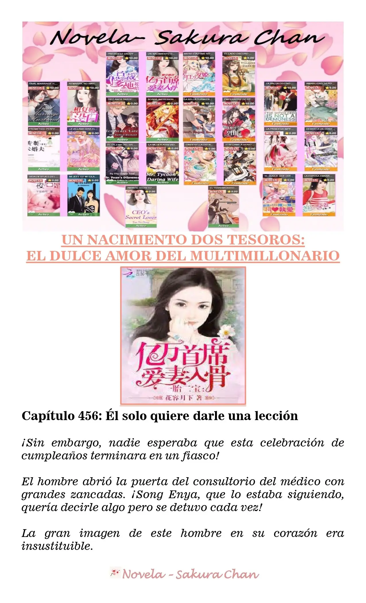 Un nacimiento dos tesoros: El dulce amor del multimillonario (2019) - Capítulo 456 - Página 1 - LectorTMOo