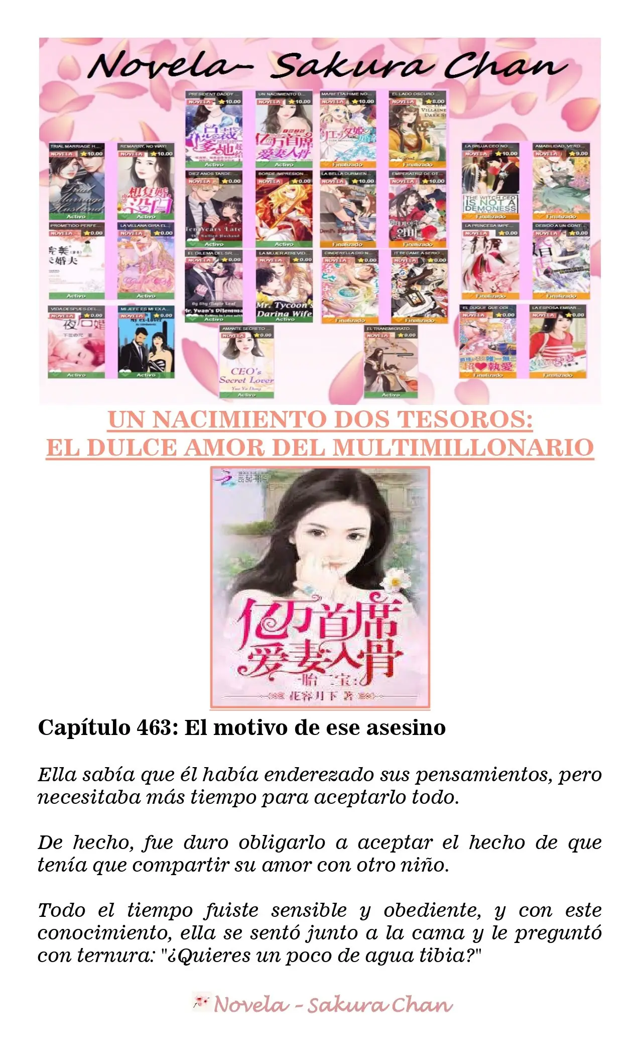 Un nacimiento dos tesoros: El dulce amor del multimillonario (2019) - Capítulo 463 - Página 4 - LectorTMOo