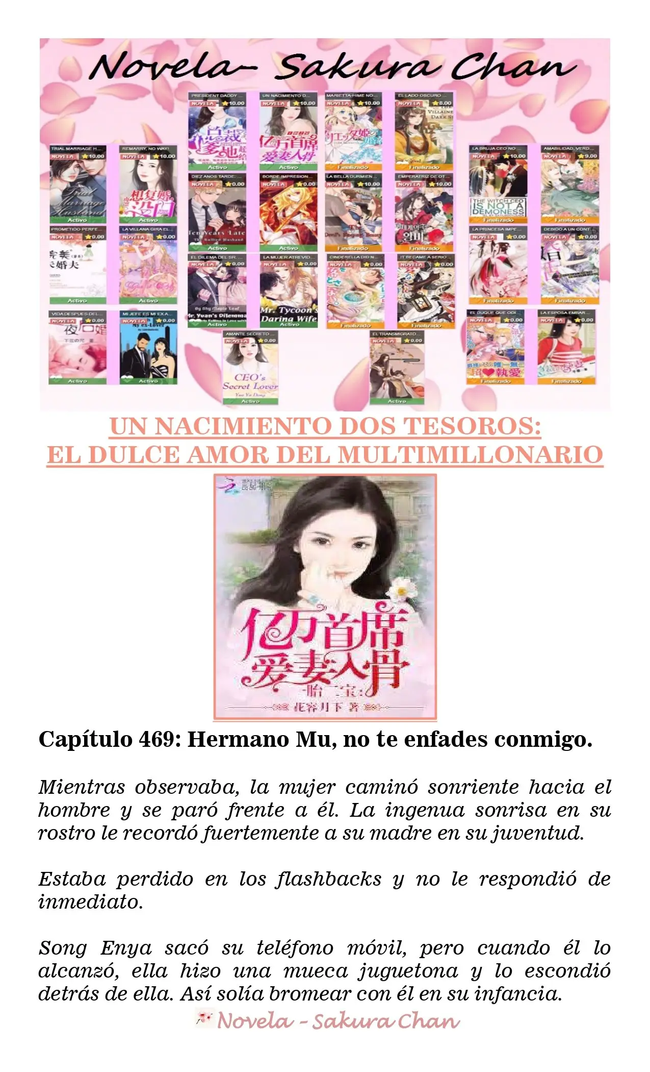 Un nacimiento dos tesoros: El dulce amor del multimillonario (2019) - Capítulo 469 - Página 1 - LectorTMOo