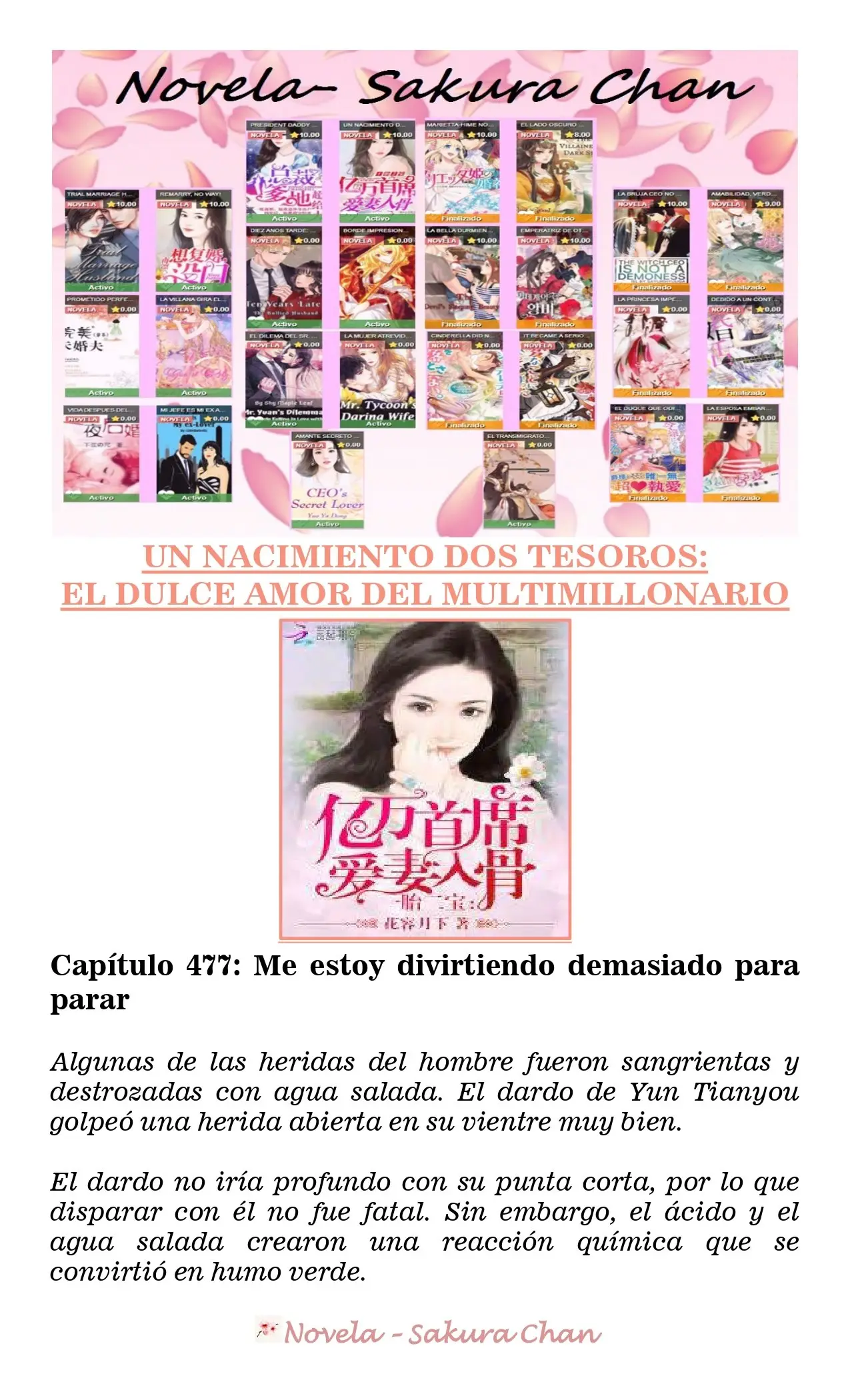 Un nacimiento dos tesoros: El dulce amor del multimillonario (2019) - Capítulo 477 - Página 1 - LectorTMOo