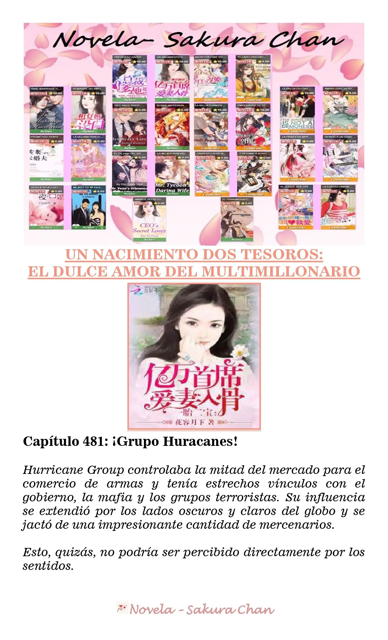Un nacimiento dos tesoros: El dulce amor del multimillonario (2019) - Capítulo 481 - Página 1 - LectorTMOo