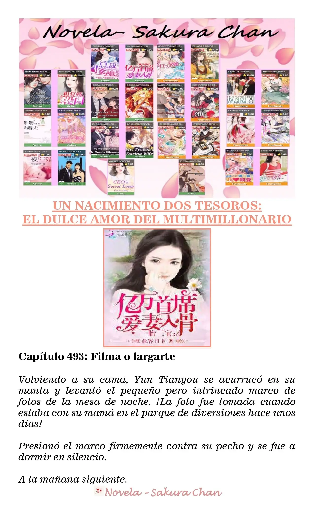Un nacimiento dos tesoros: El dulce amor del multimillonario (2019) - Capítulo 493 - Página 1 - LectorTMOo